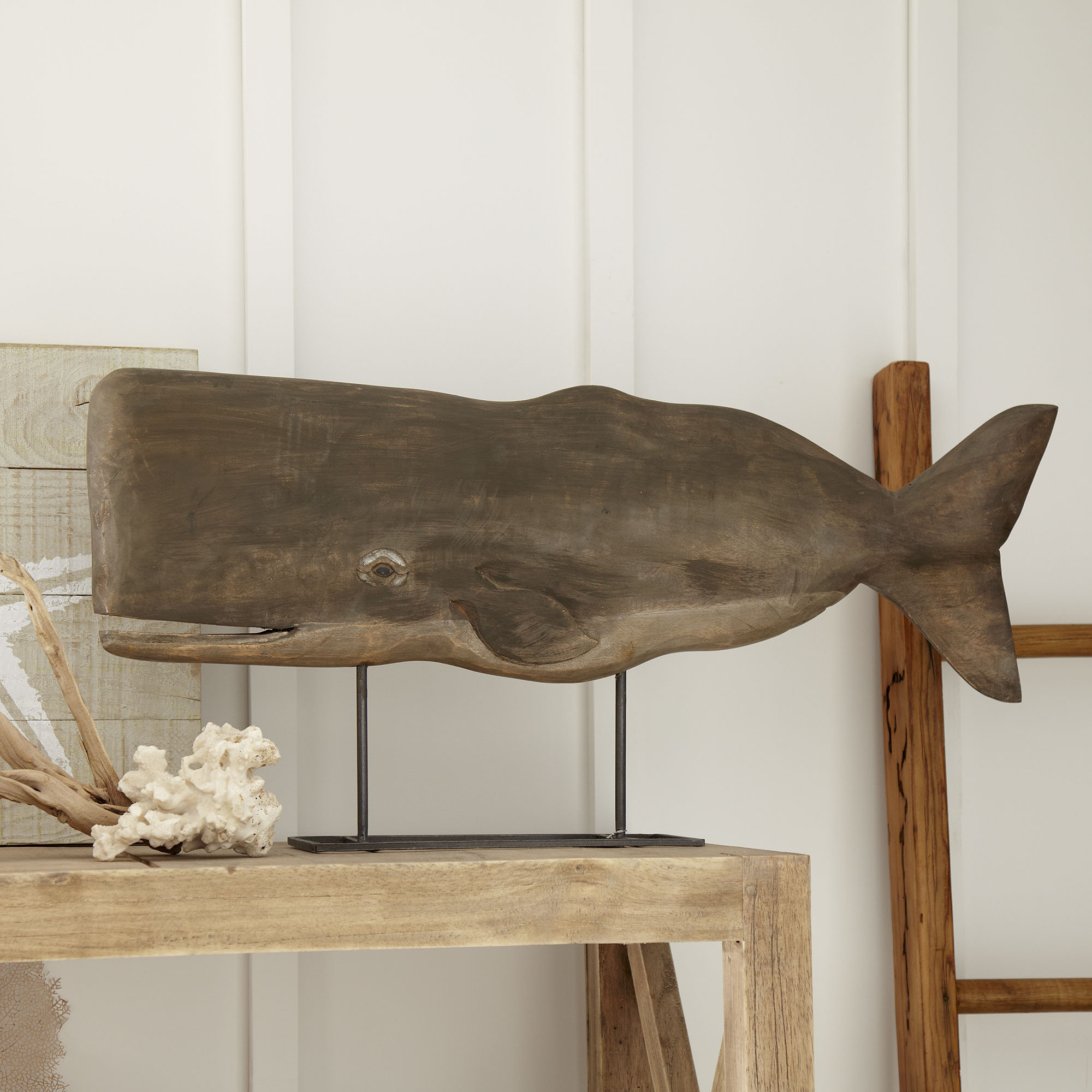 Birch Lane Wood Whale Decor & Reviews Wayfair