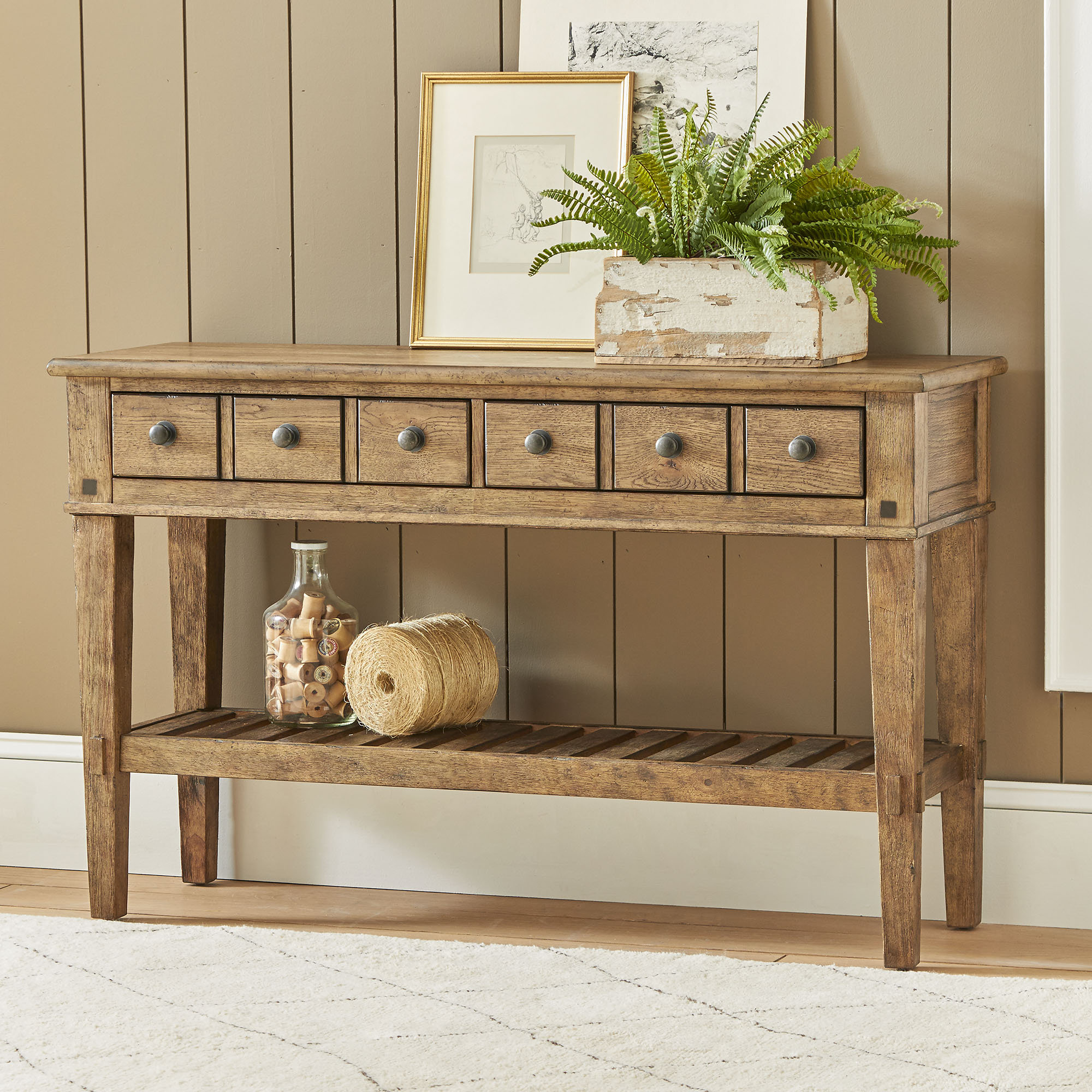 Birch Lane Derrickson Console Table with Drawers & Reviews Wayfair