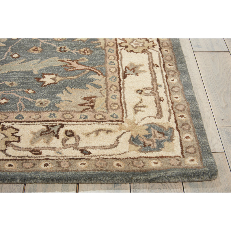 Birch Lane Constance HandTufted Blue Area Rug & Reviews Wayfair