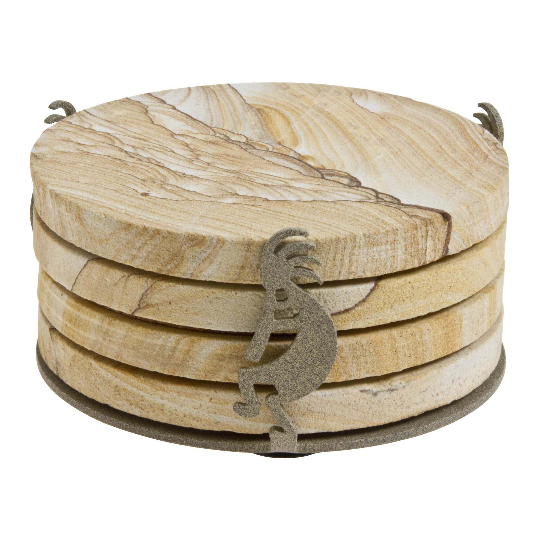 Thirstystone Kokopelli Cinnamon Speck Metal Coaster Holder & Reviews