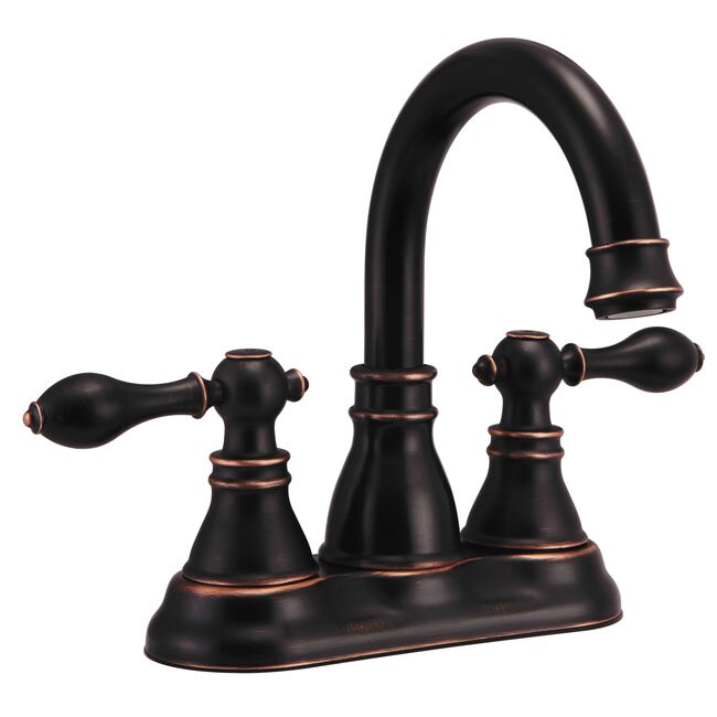 Kingston Brass American Classic Double Handle Centerset Bathroom Faucet ...