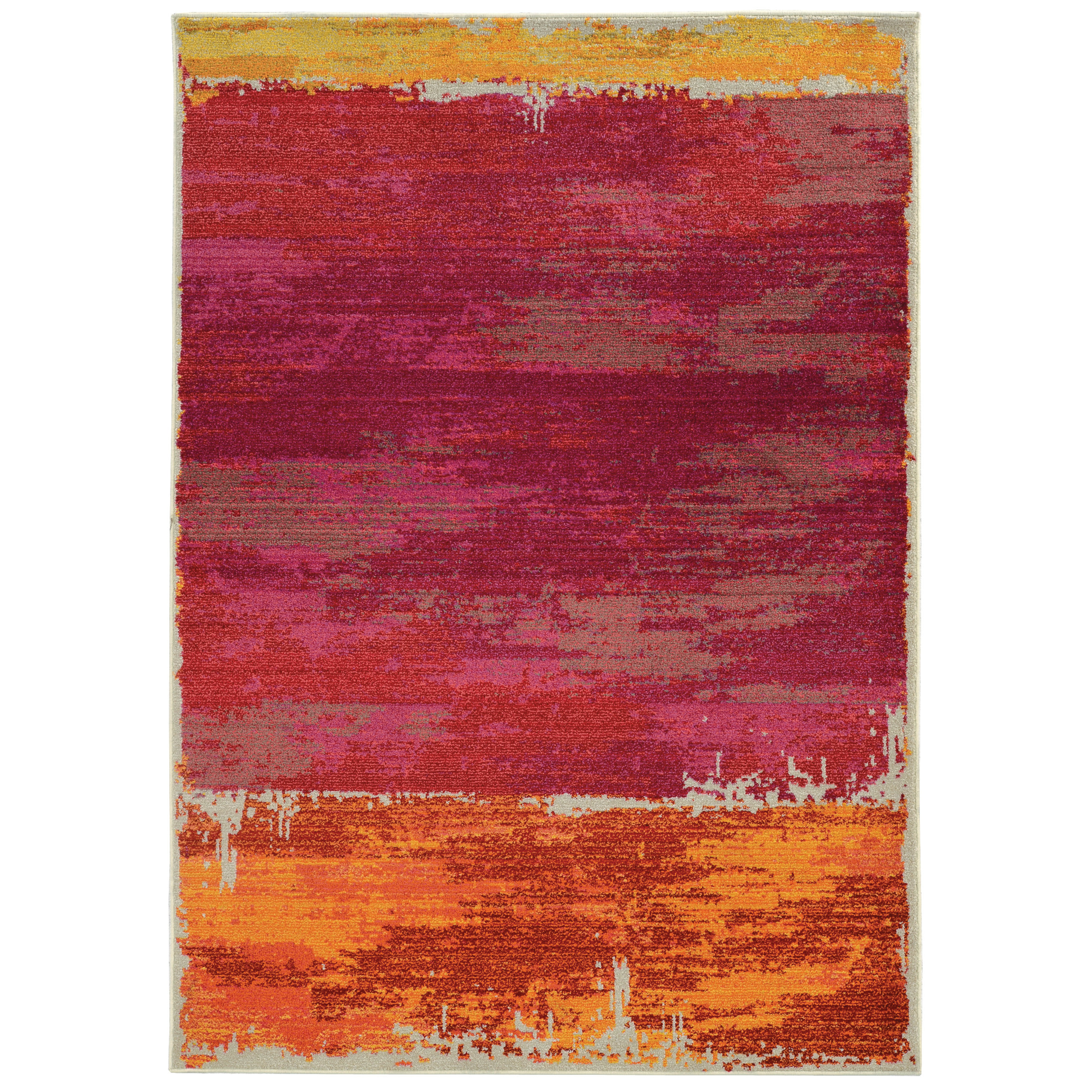 Pantone Universe Expressions Abstract Red Area Rug & Reviews Wayfair