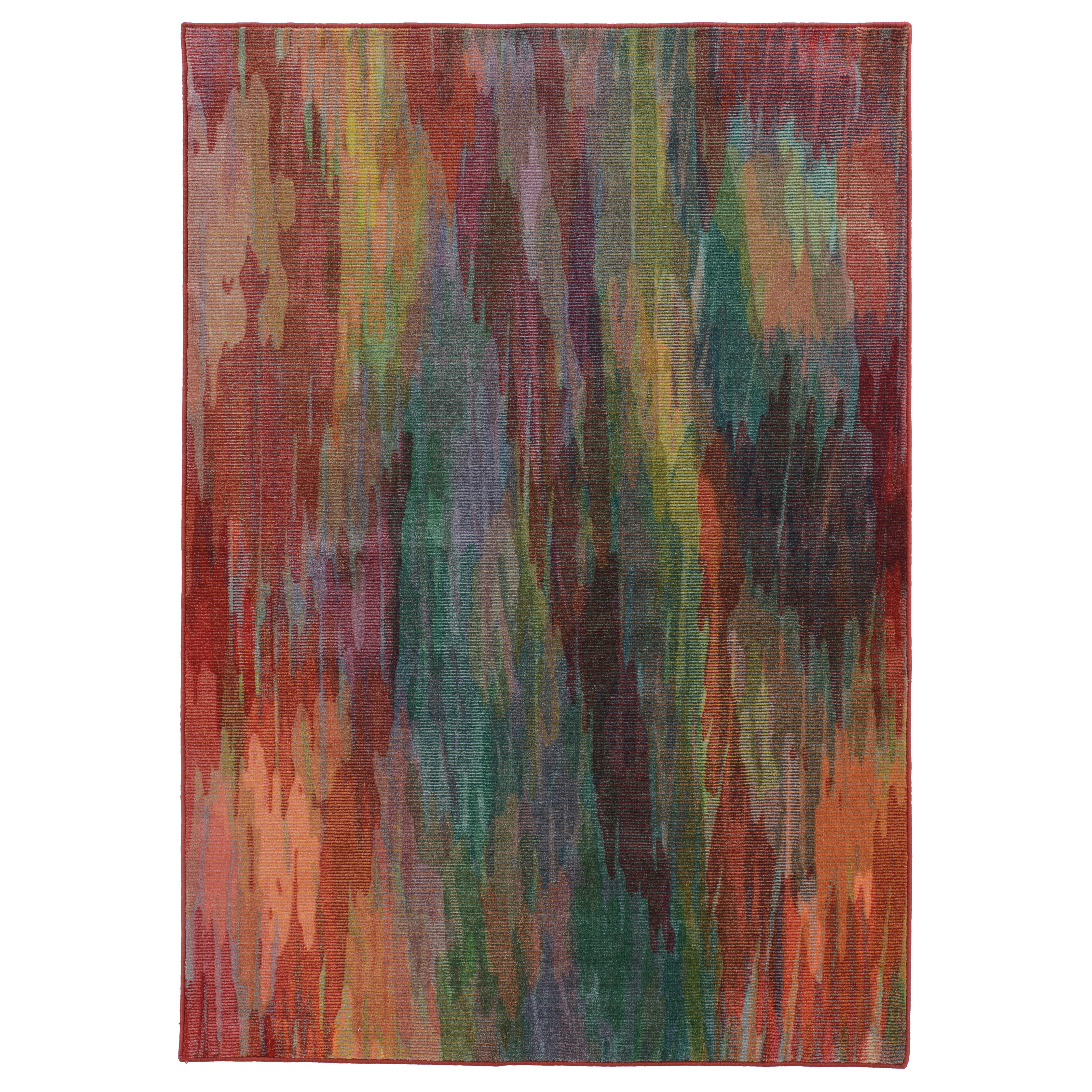 Pantone Universe Prismatic Abstract Red Area Rug & Reviews Wayfair