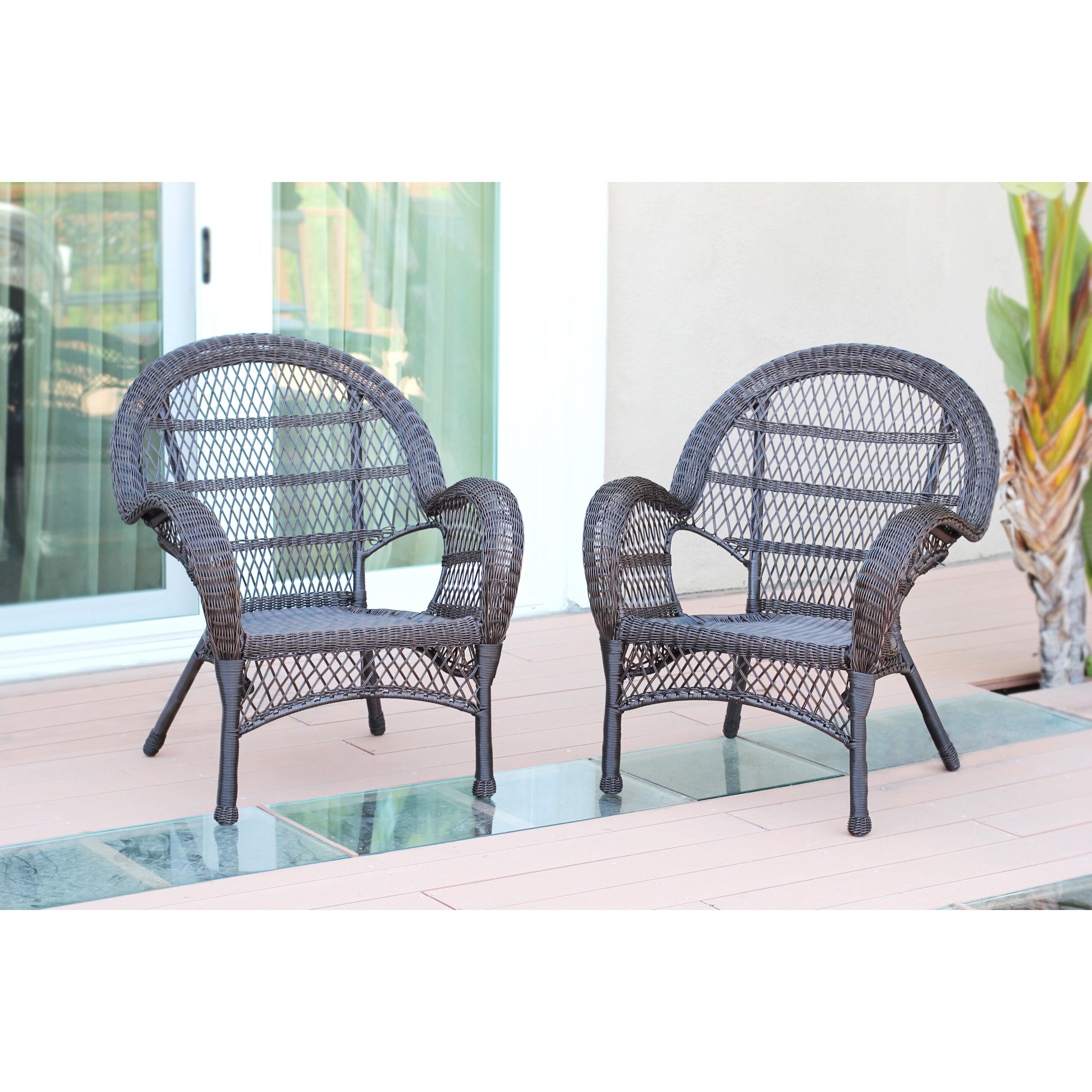 Jeco Inc. Wicker Armchair Chair & Reviews 