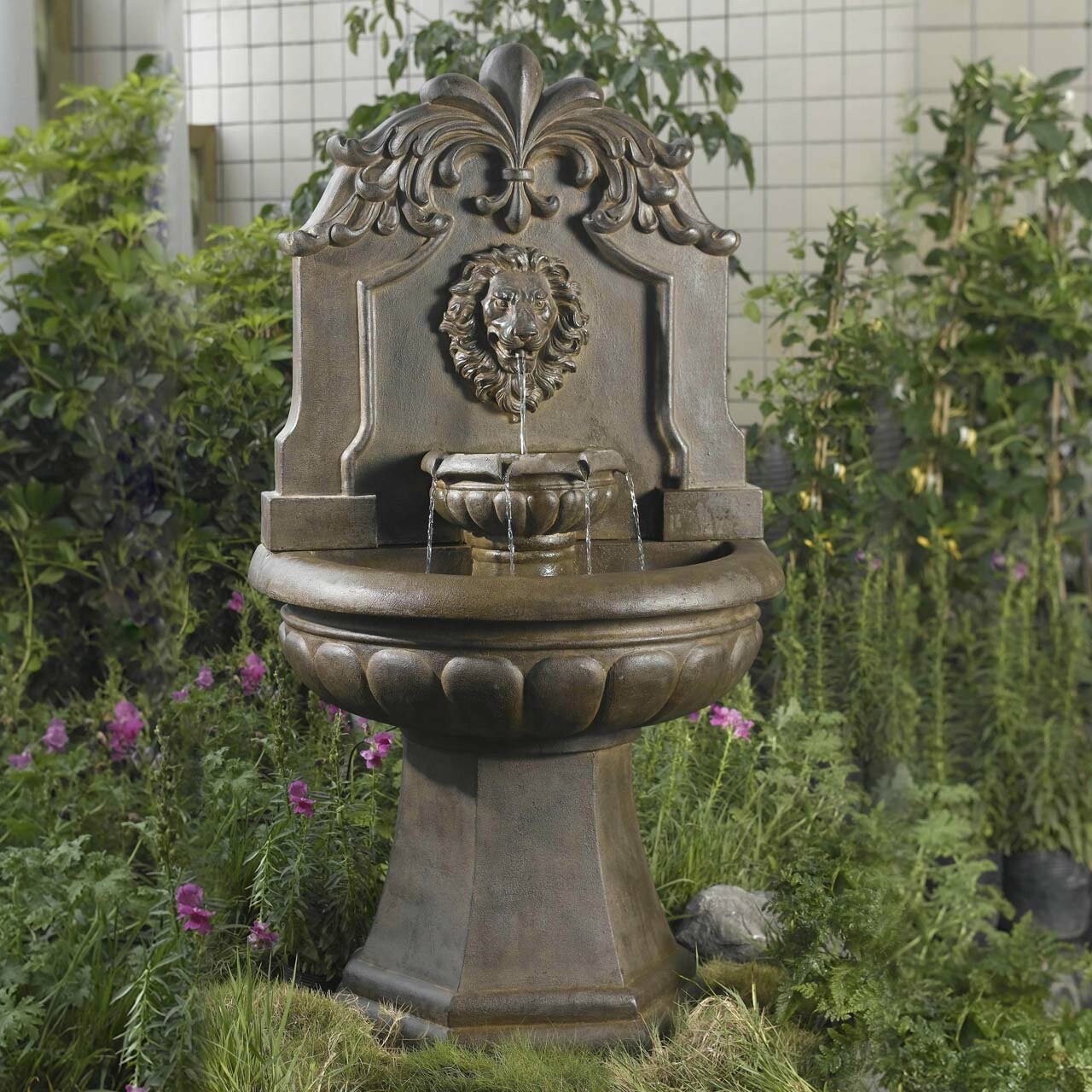 Jeco Inc. Copper Lion Head Outdoor/Indoor Water Fountain & Reviews