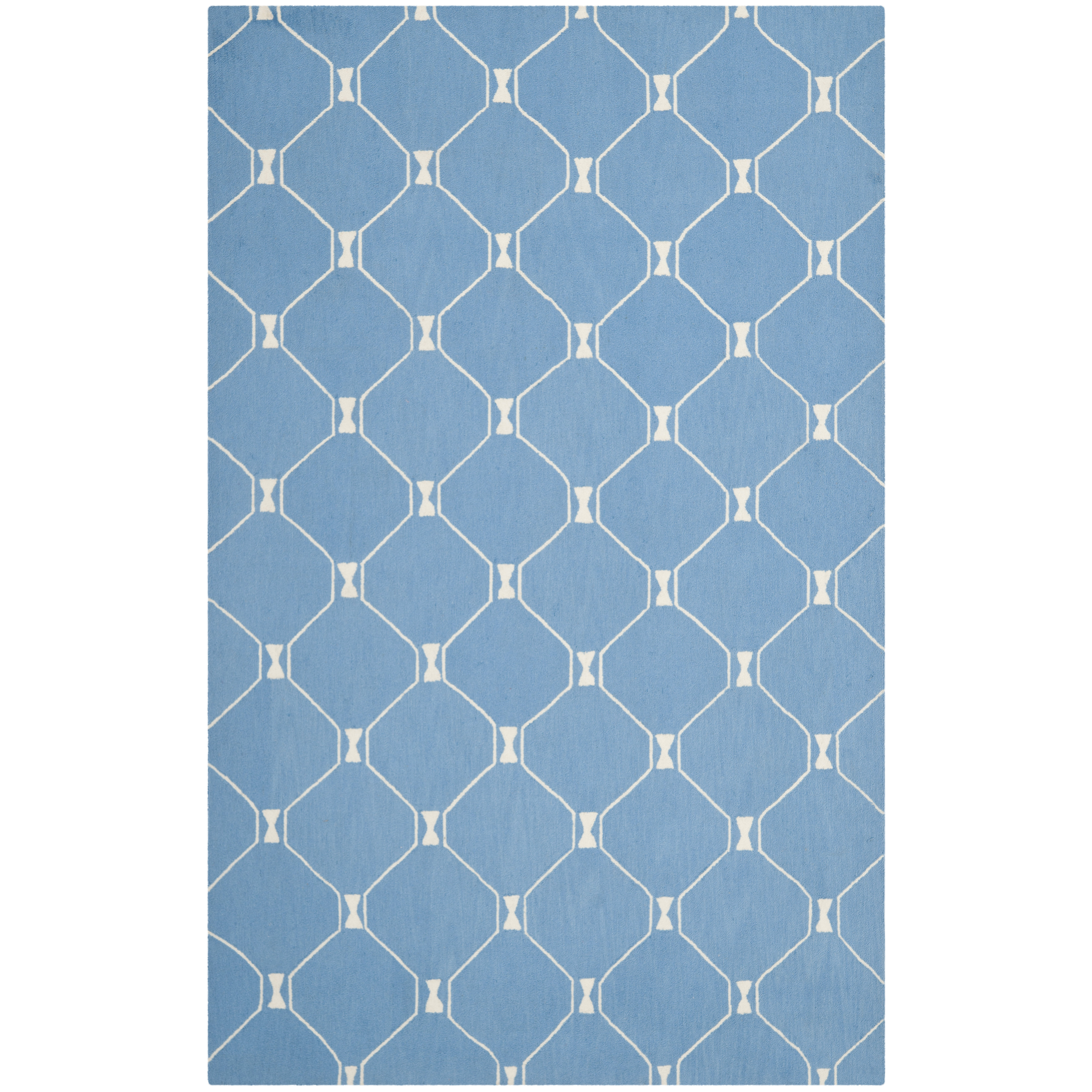 Isaac Mizrahi Blue/Ivory Geometric Area Rug Wayfair