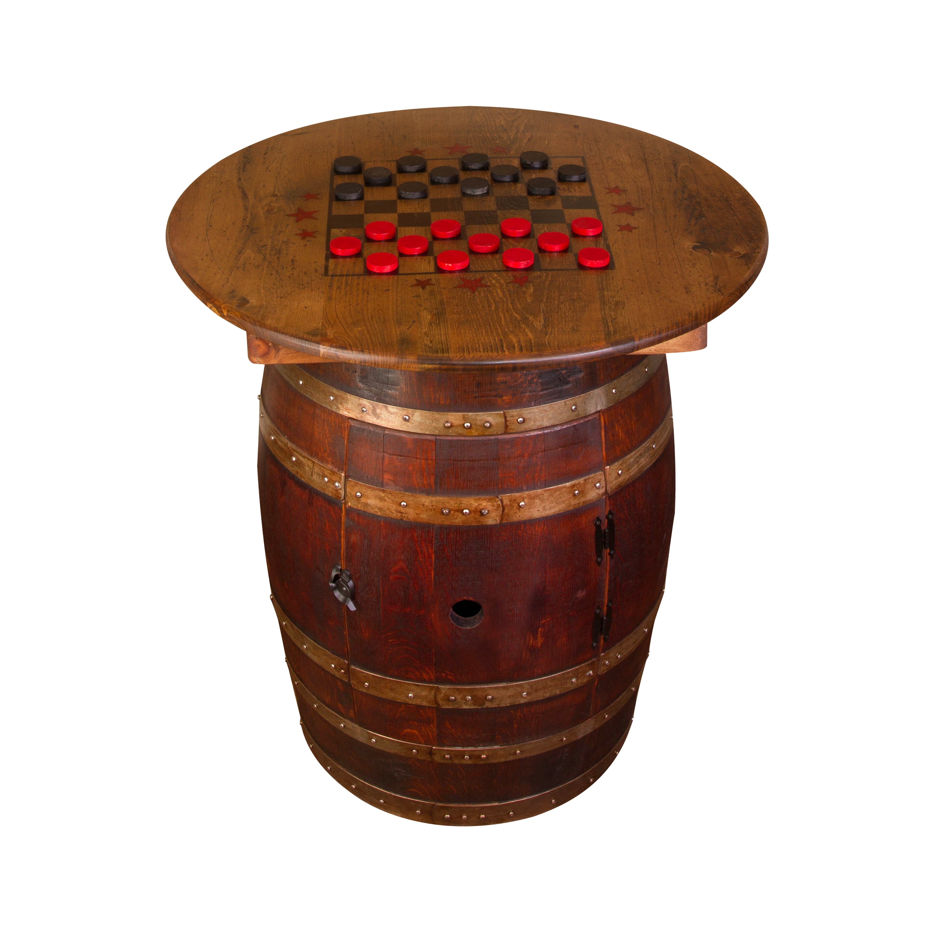 Napa East Collection Whiskey Barrel Pub Table Wayfair