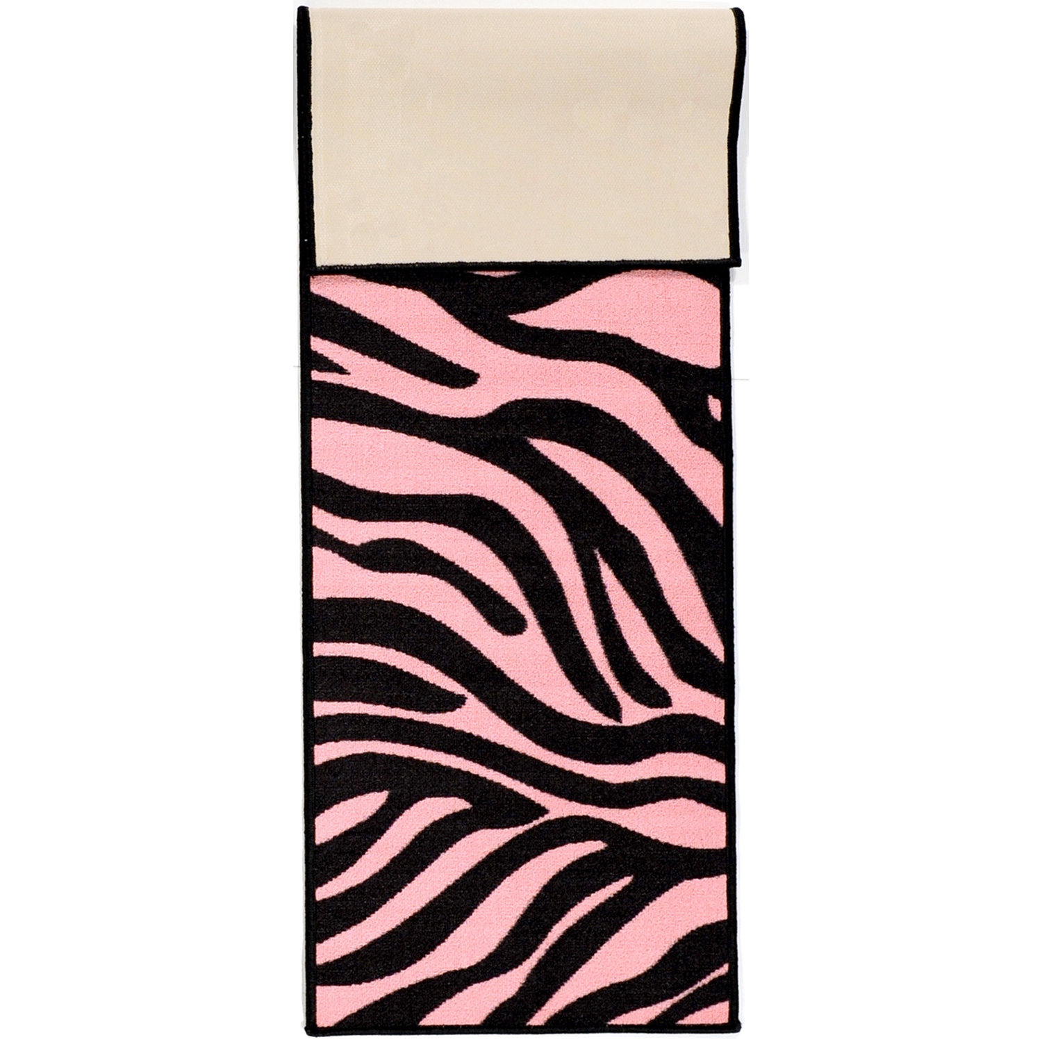 Ottomanson Pink Black Animal Print Zebra Area Rug Wayfair