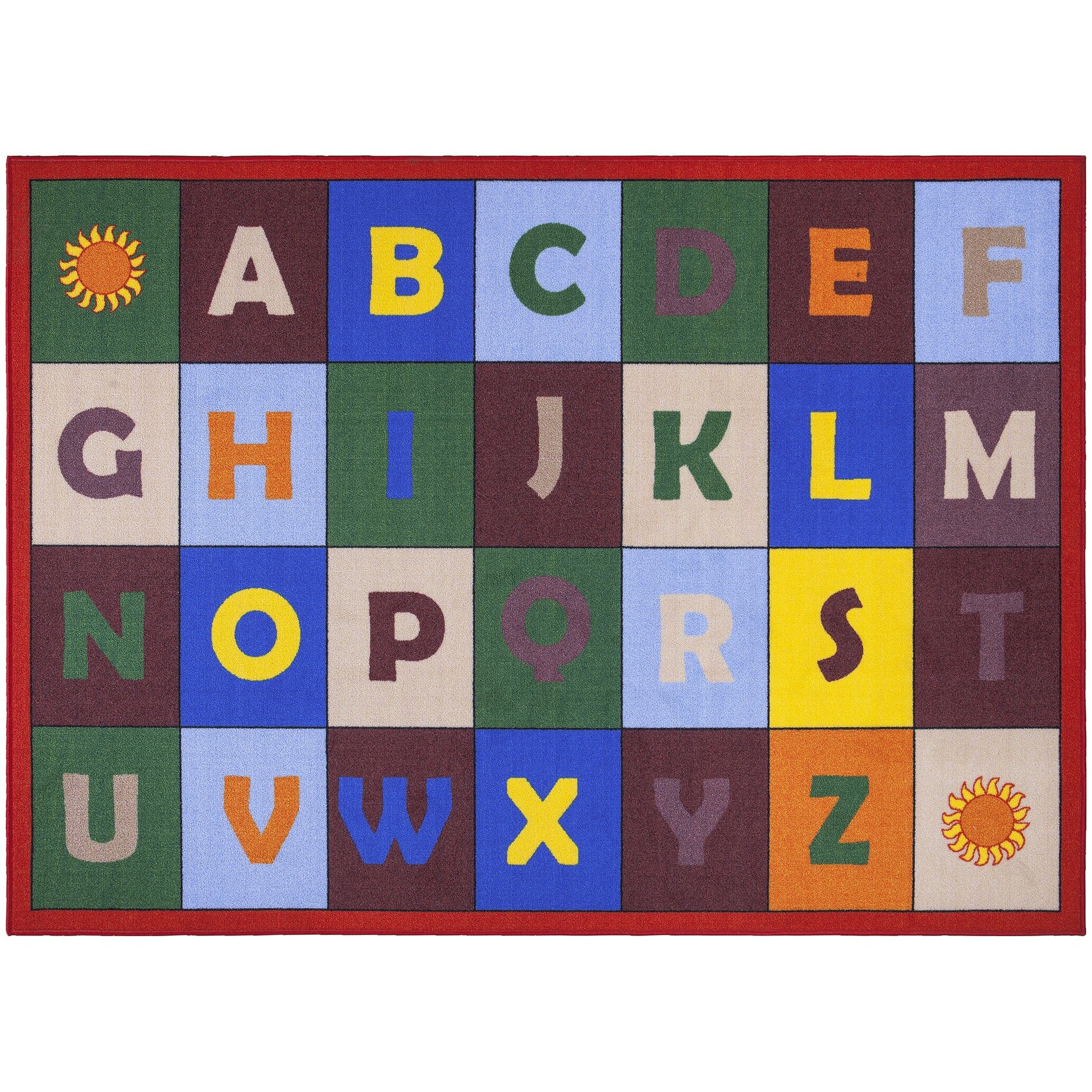 Ottomanson Children's Educational Area Rug & Reviews | Wayfair