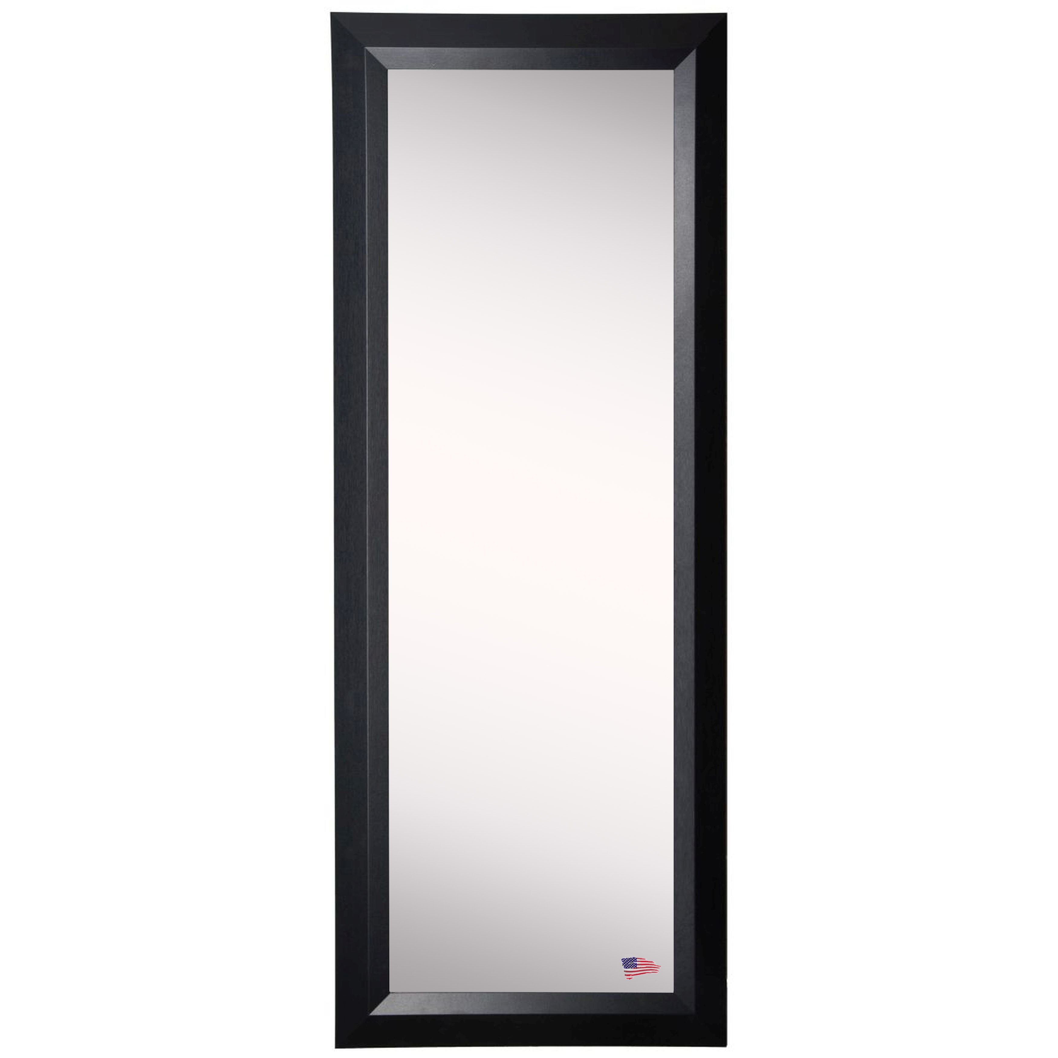 Rayne Mirrors Ava Popular Black Slant Full Length Body Mirror & Reviews