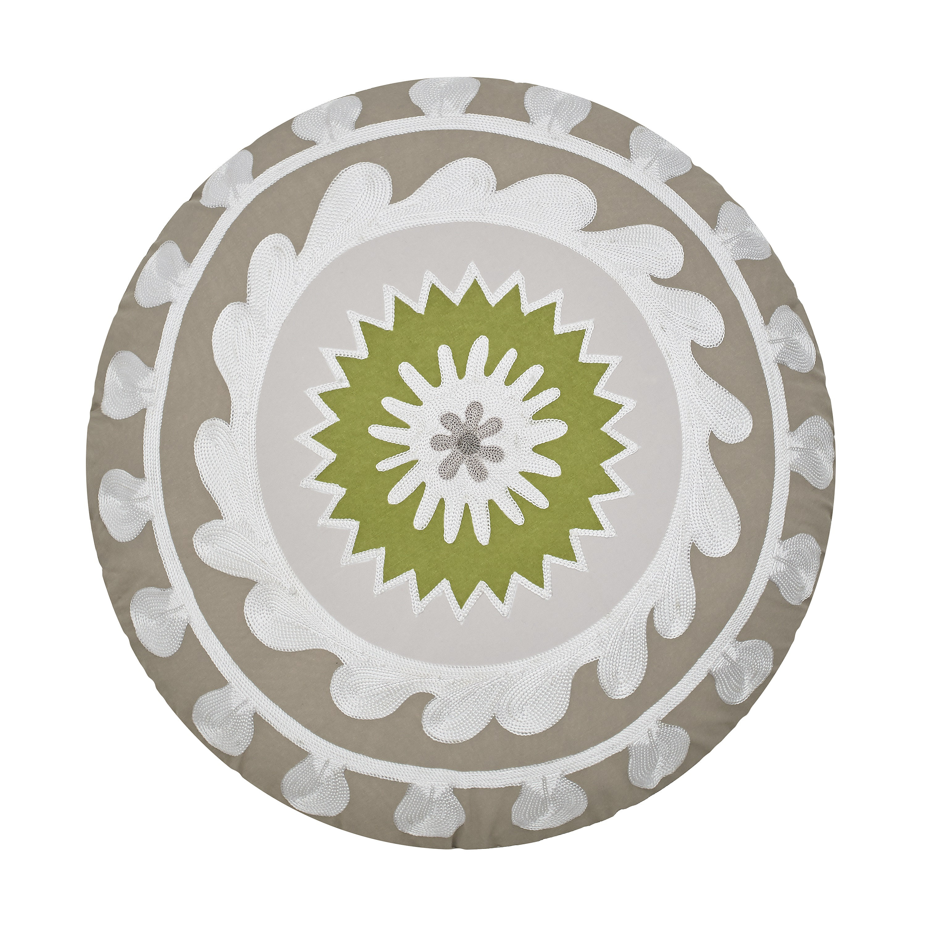 Jill Rosenwald Home Arrows Round Decorative Cotton Throw Pillow & Reviews Wayfair