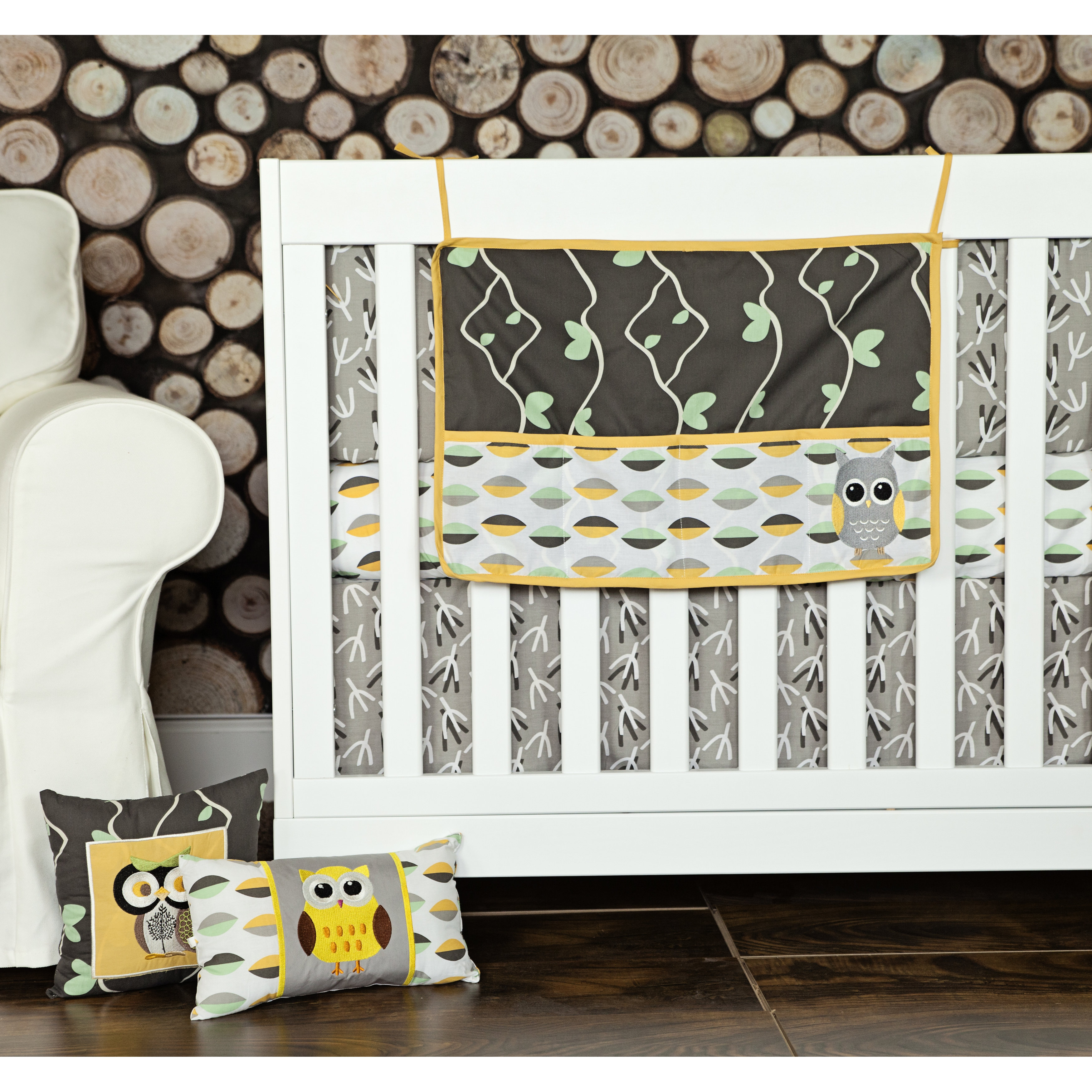 DK Leigh My Baby Hoo Owl 7 Piece Crib Bedding Set & Reviews Wayfair