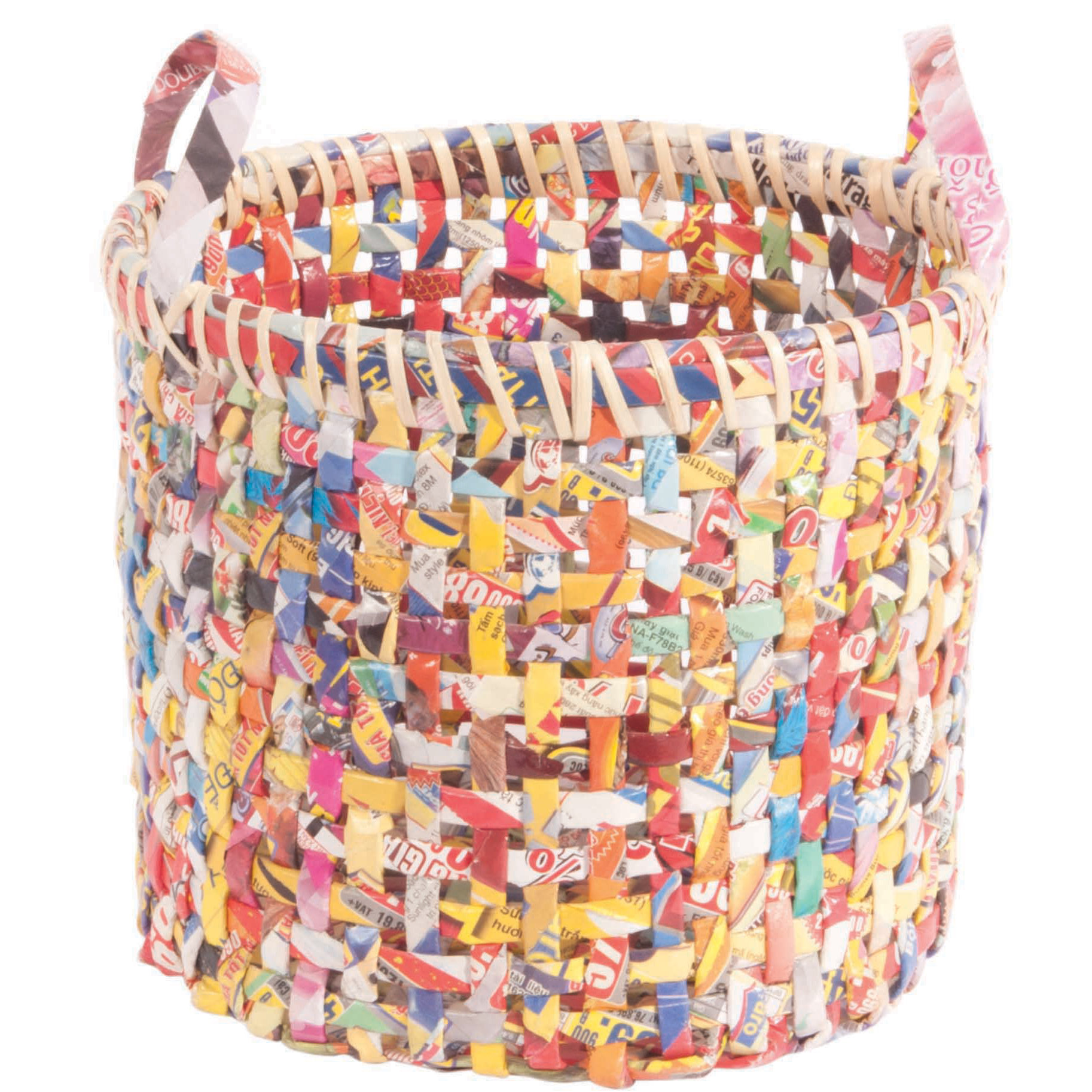 Ian Snow 3 Piece Recycled Magazine Paper Basket Set & Reviews Wayfair UK