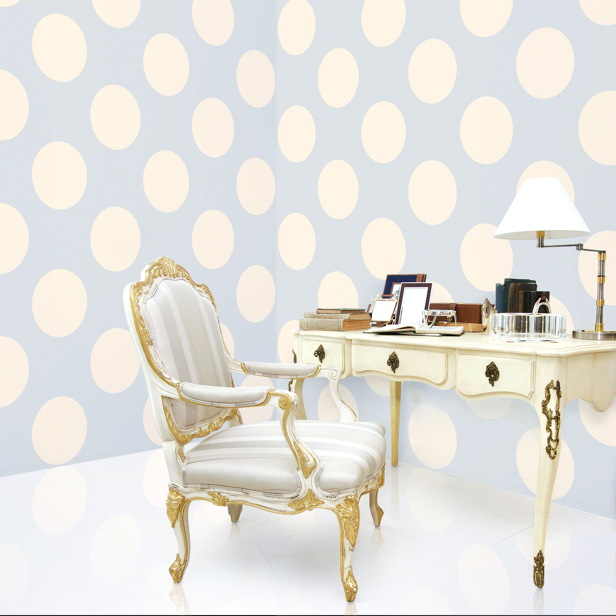 WallCandy Arts 2.17' x 26" Polka Dot Wallpaper Wayfair