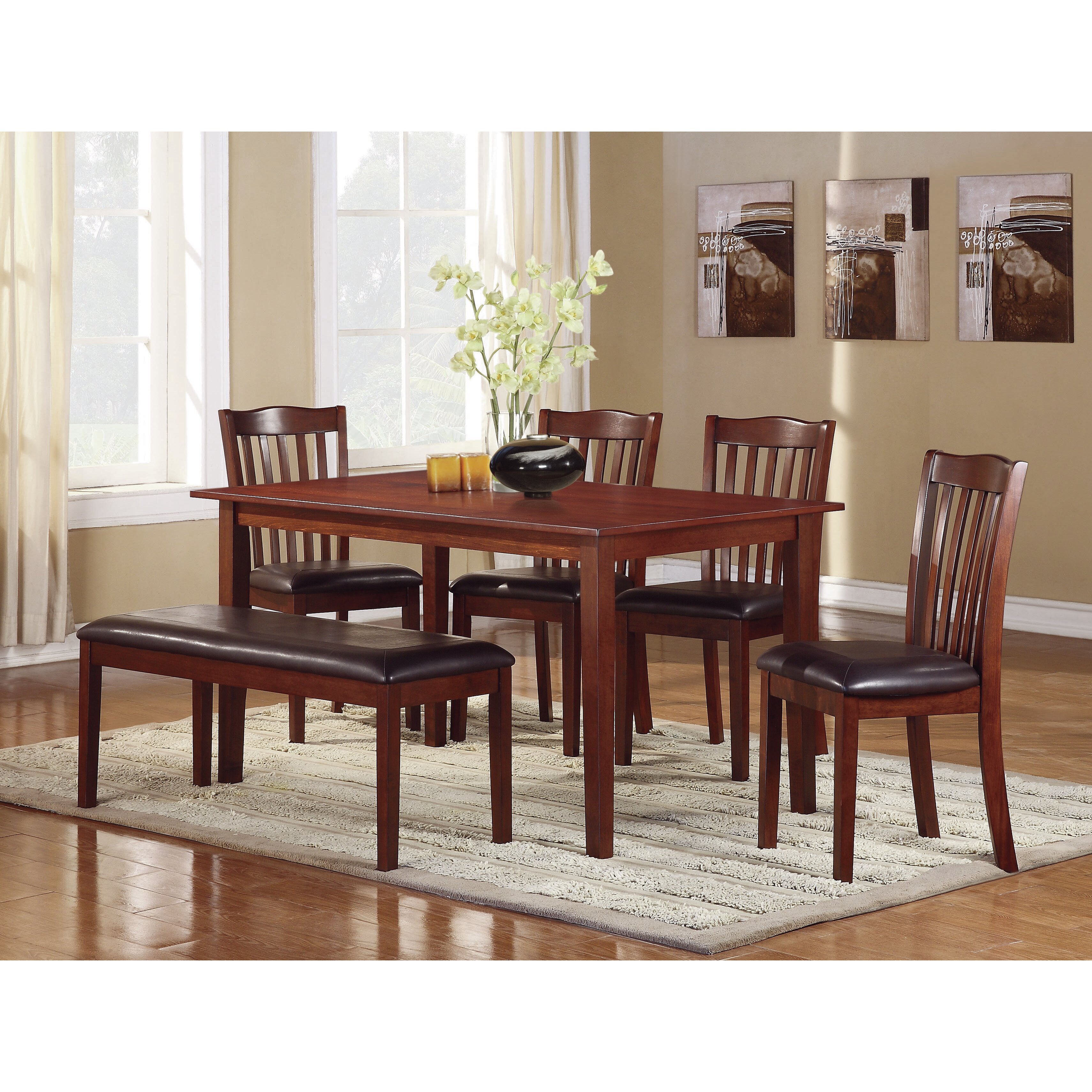 Woodhaven Hill Schaffer 6 Piece Dining Set & Reviews | Wayfair