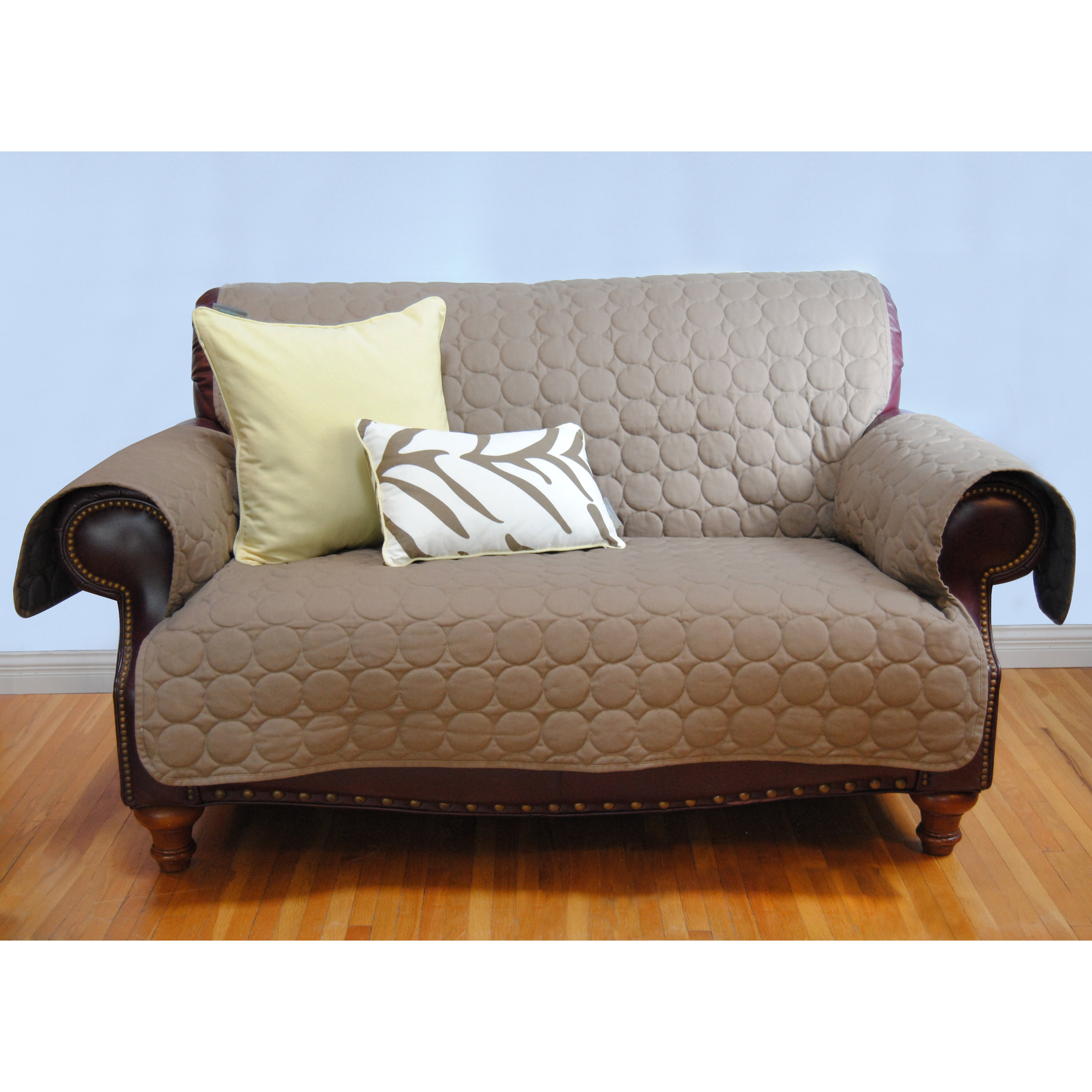 EZ Living Home Circle Water Repellent Quilted Loveseat Protector