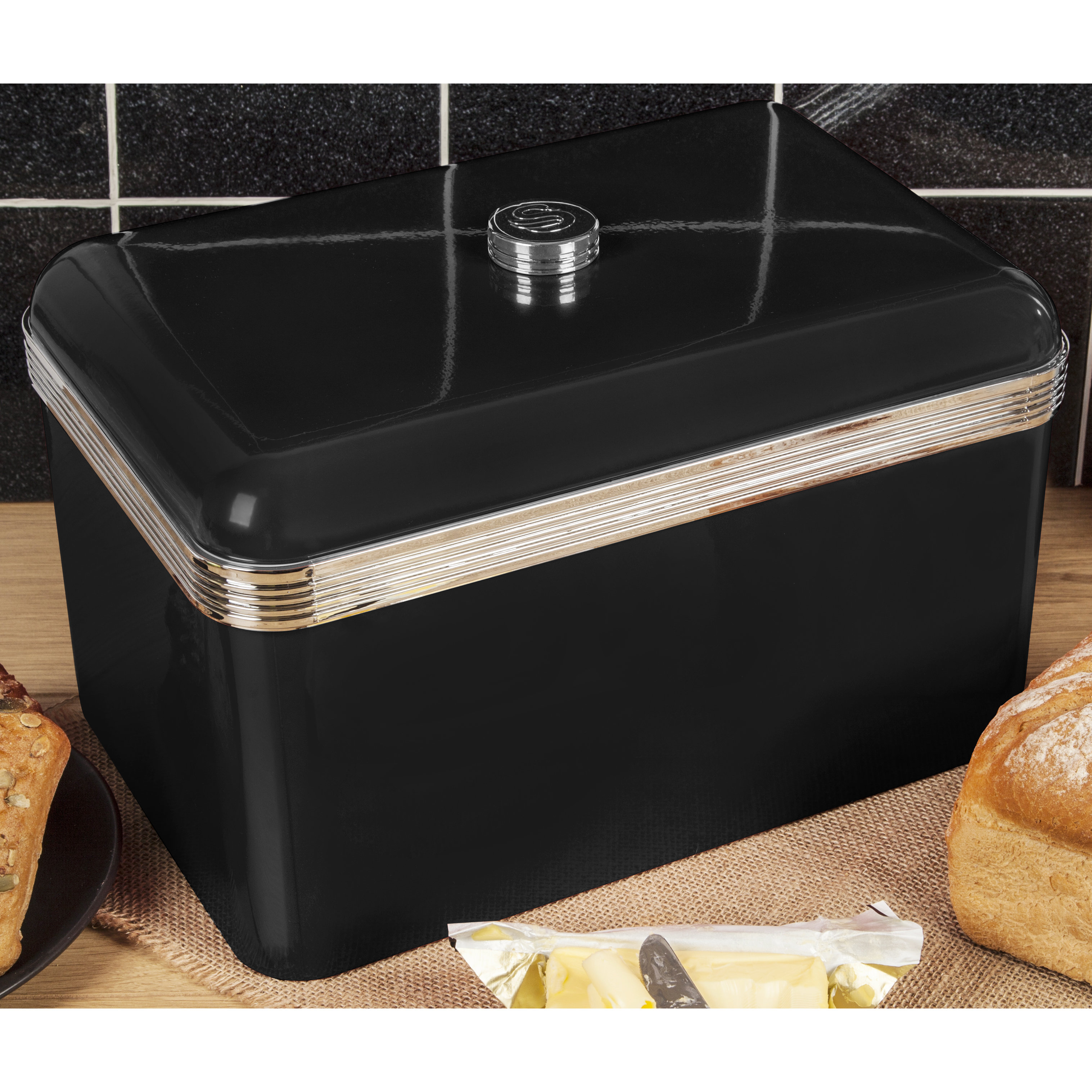 Swan Retro Bread Bin & Reviews Wayfair UK