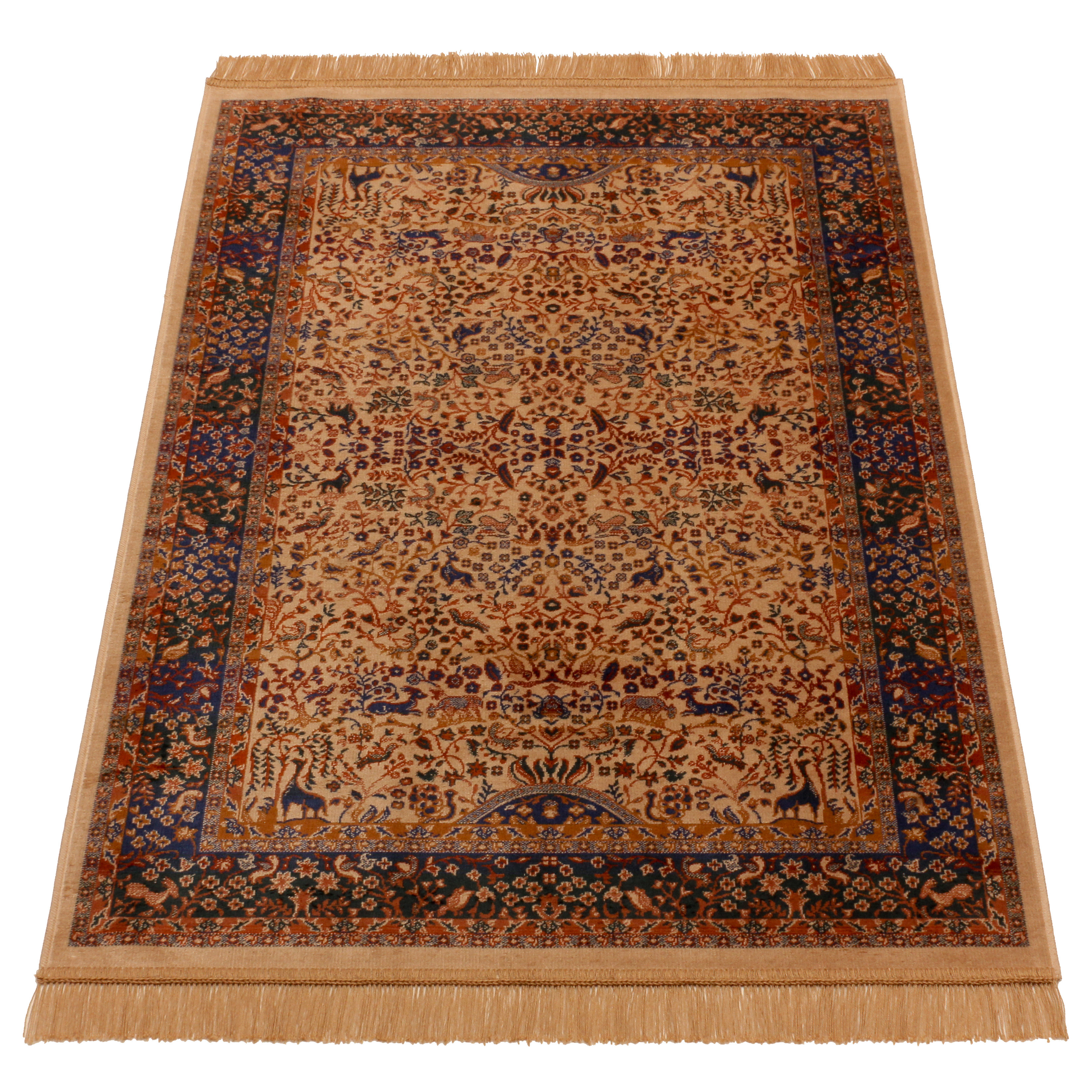 Barefoot Artsilk Rugs Persian Tree of Life HandWoven Brown Area Rug