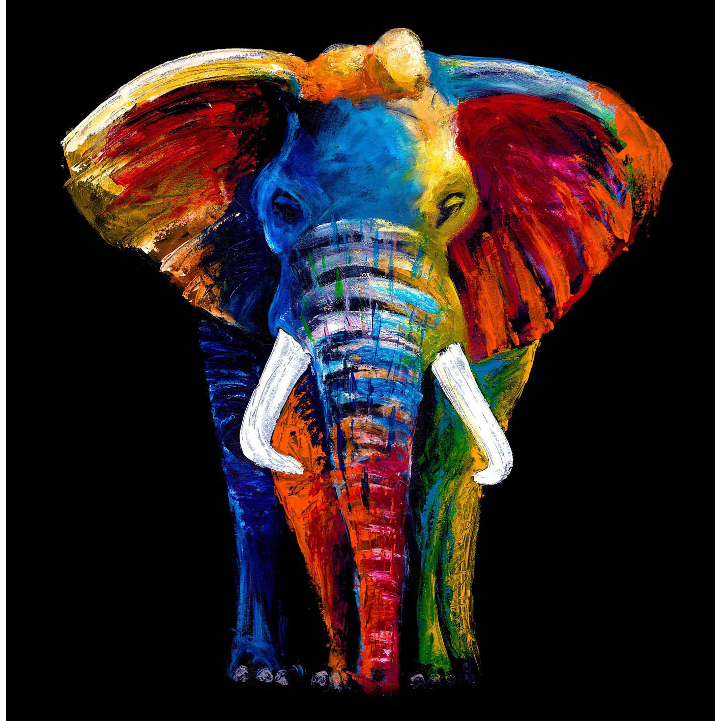 Selections by Chaumont "Majestic Elephant" Painting Print & Reviews