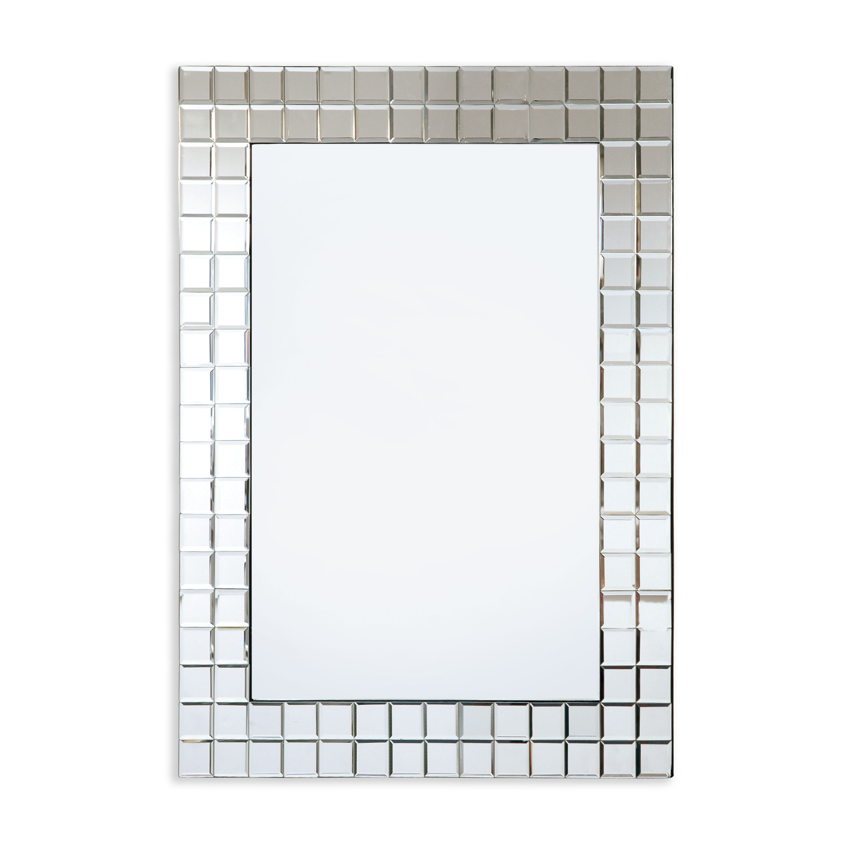 Selections by Chaumont Bevelled Squares Wall Mirror & Reviews Wayfair