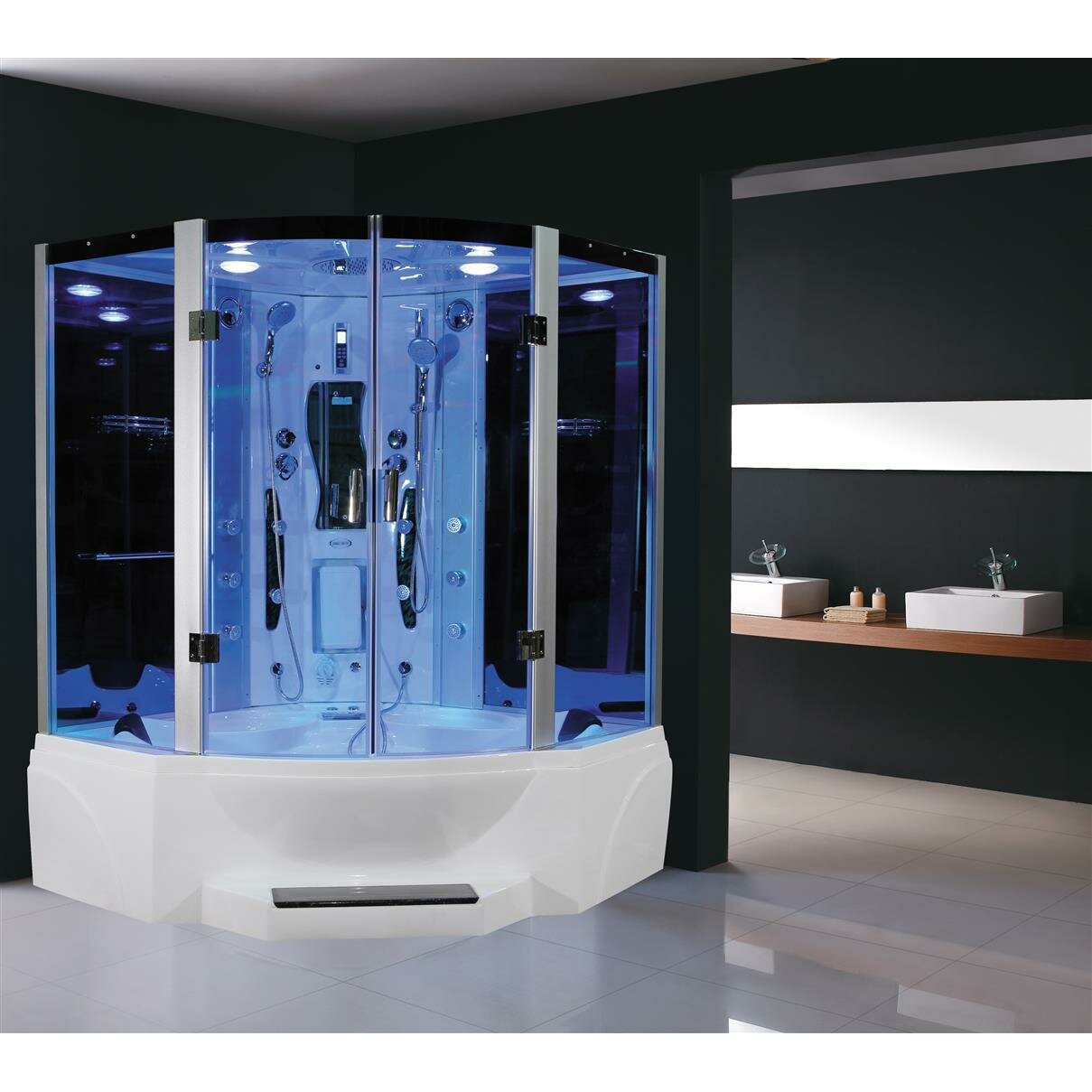 Eagle Bath Pivot Door Steam Shower Enclosure Unit | Wayfair