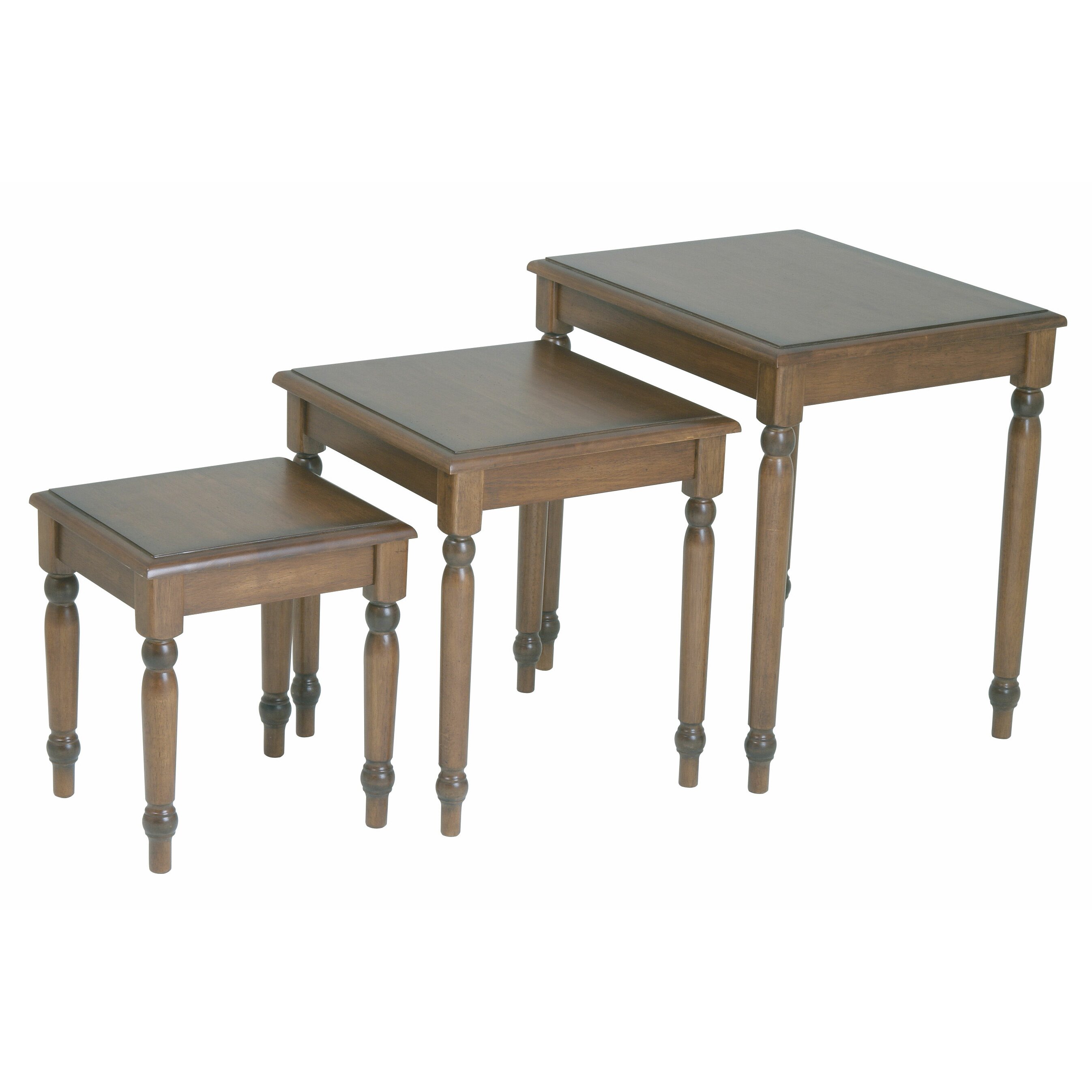 OSP Designs Knob Hill 3 Piece Nesting Table Set & Reviews | Wayfair