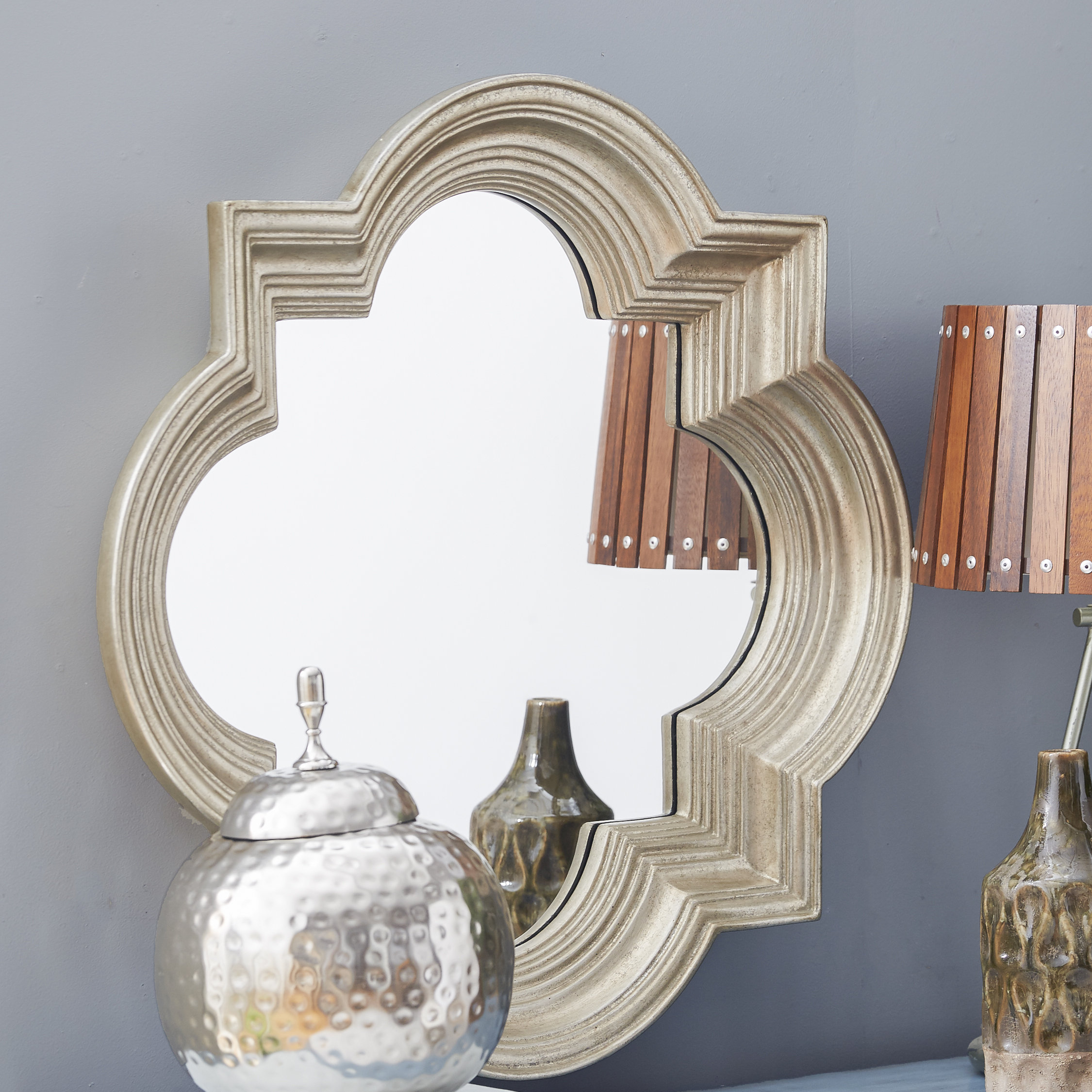 OSP Designs Gatsby Decorative Beveled Wall Mirror