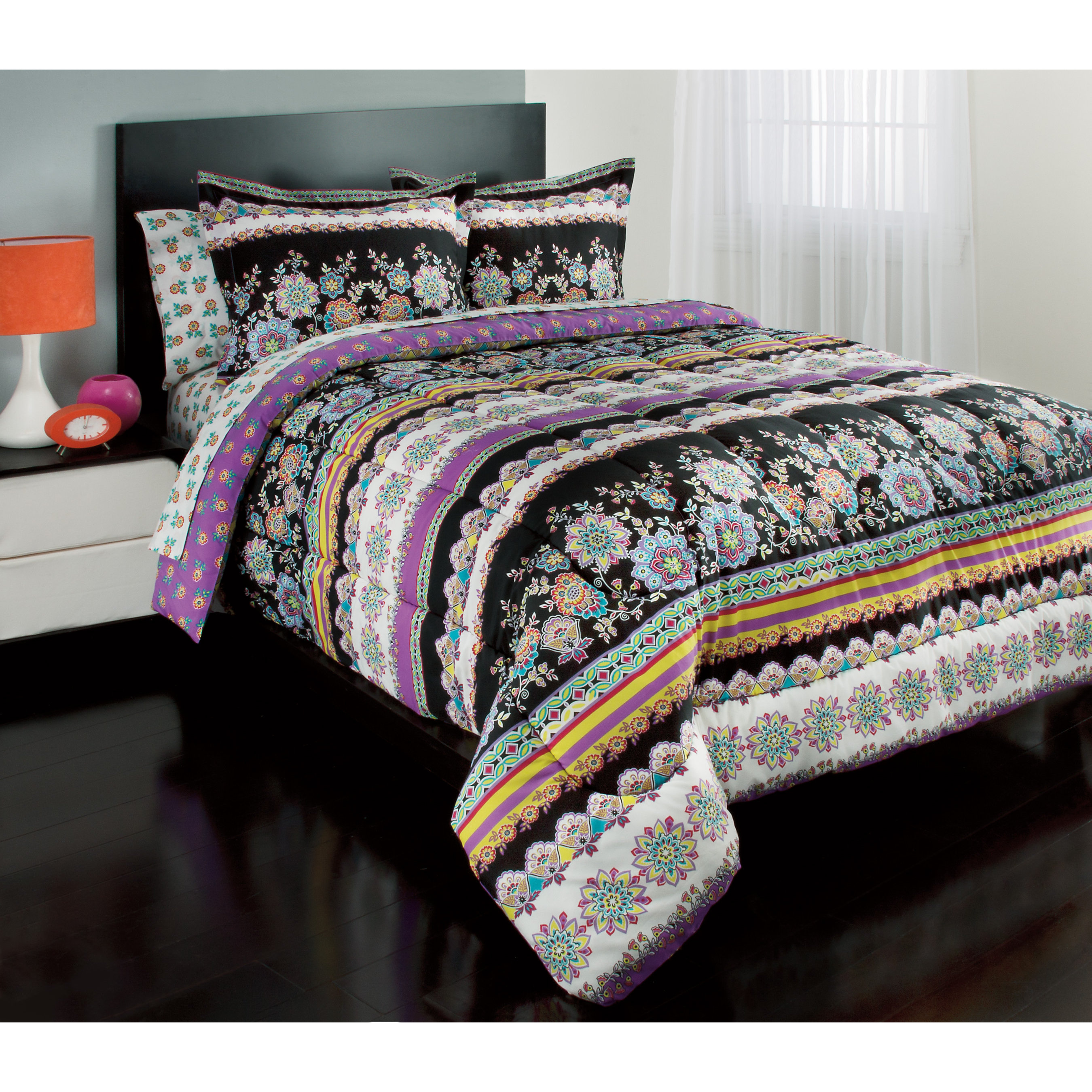 Royale Linens Dahlia BedInABag Set & Reviews Wayfair