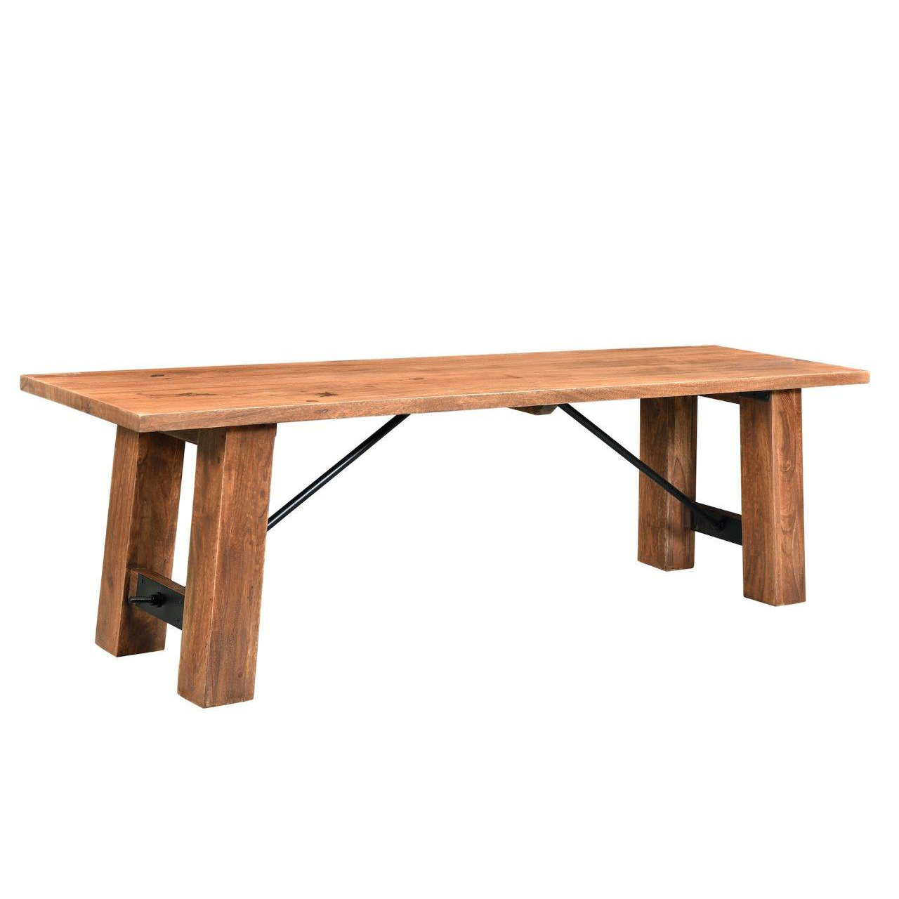 Timbergirl Angled Acacia Wood Kitchen Bench Wayfair