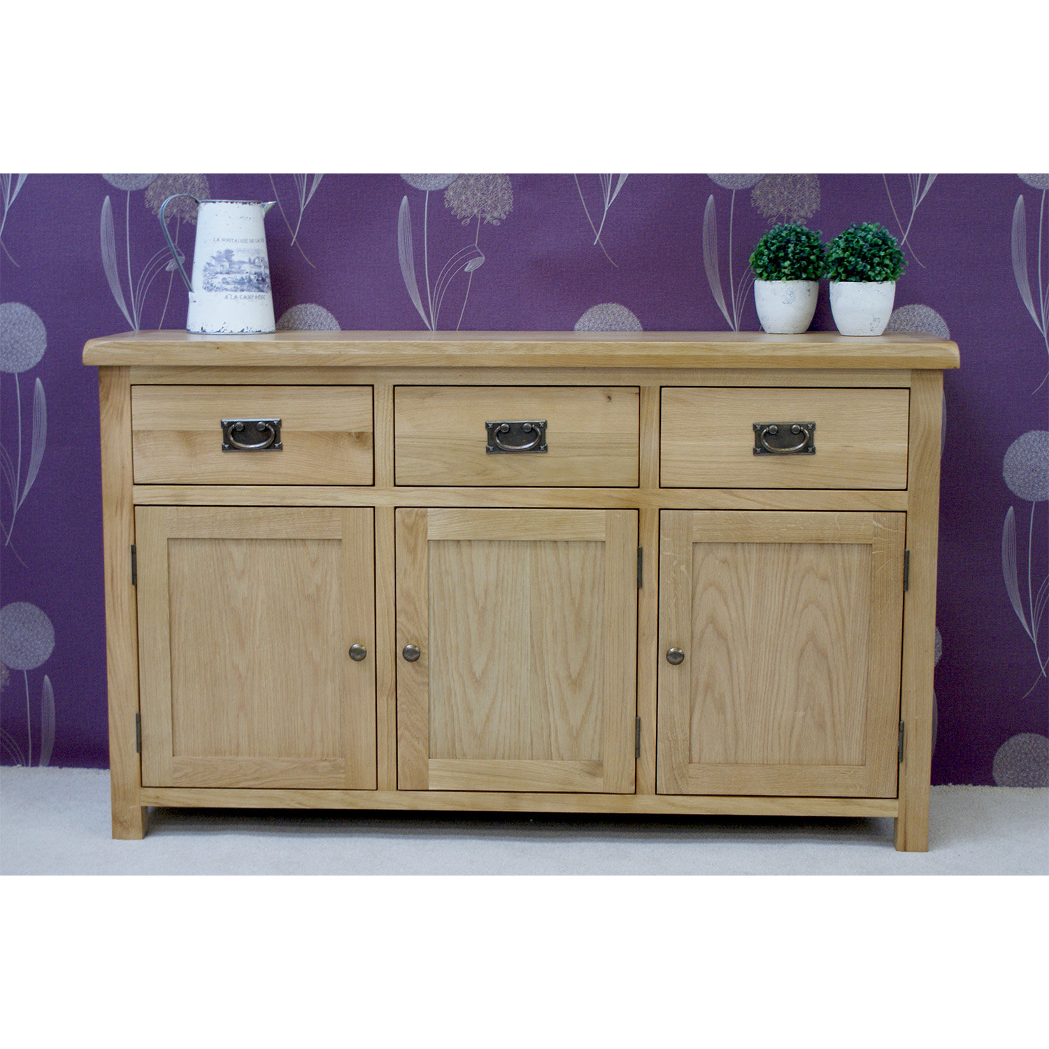 Firmans Direct Farmhouse 3 Door 3 Drawer Sideboard | Wayfair UK