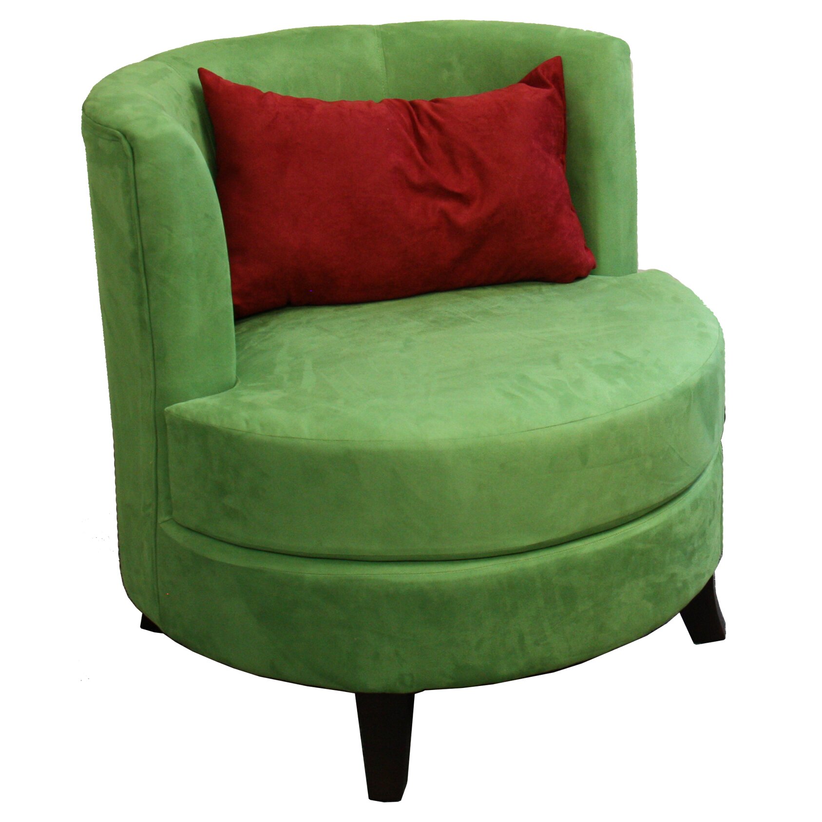 ORE Furniture Barrel Chair with Pillow & Reviews | Wayfair