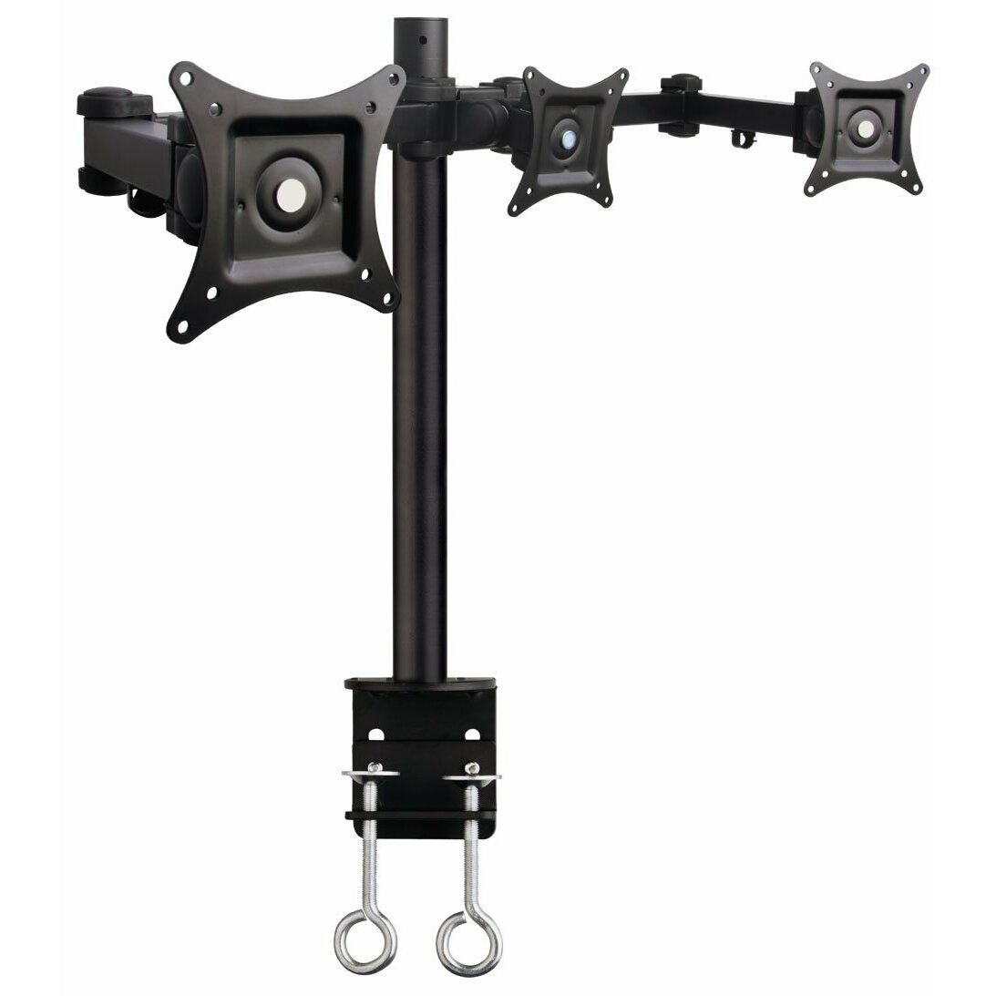 Mount it Triple Monitor Desk Mount with Two Articulating ...
