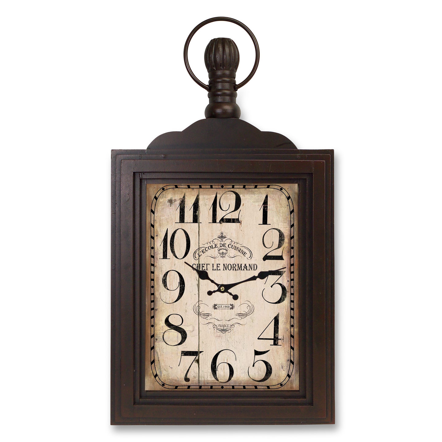 Melrose Intl. Oversized Wall Mount Clock Wayfair