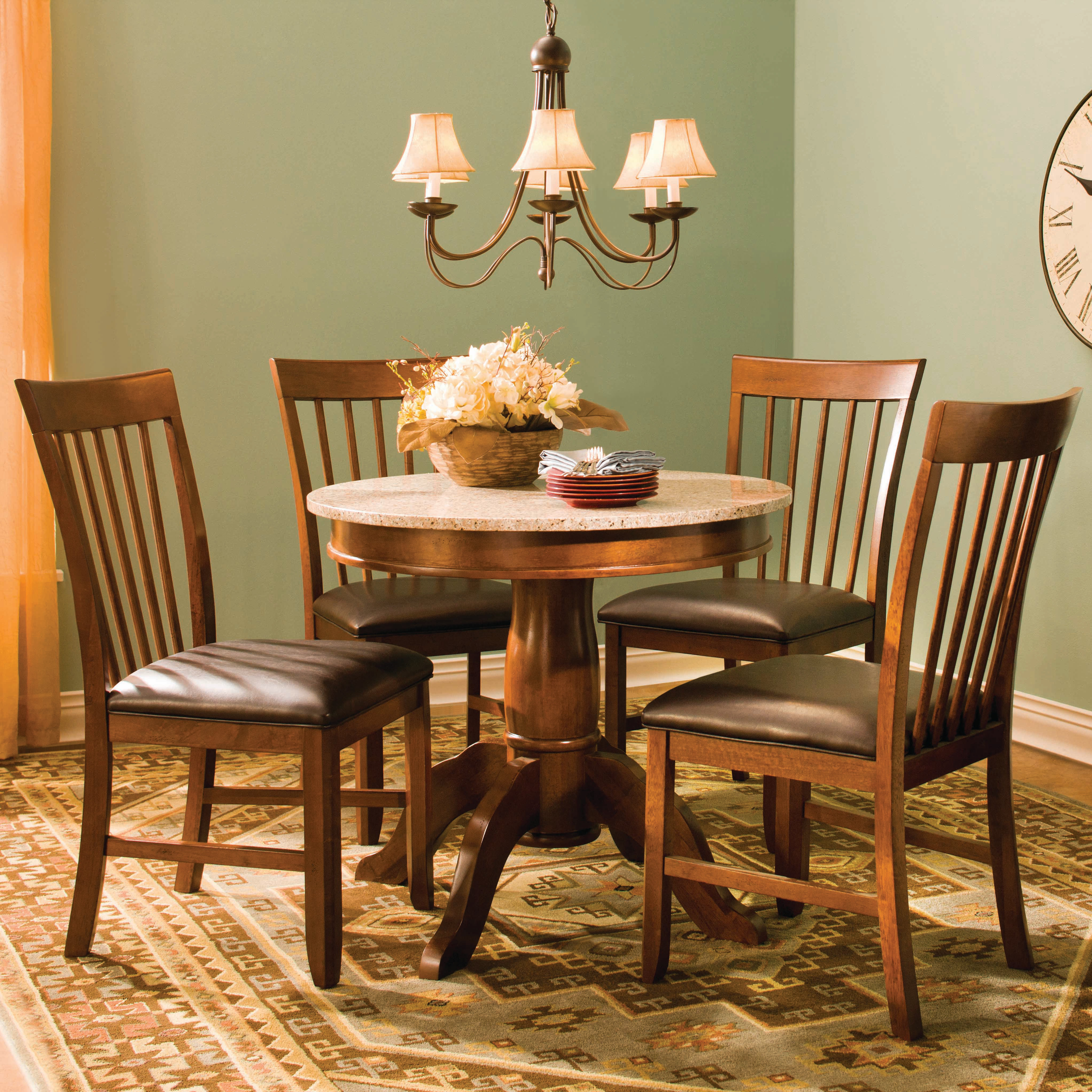 AAmerica Granite 5 Piece Dining Set & Reviews Wayfair