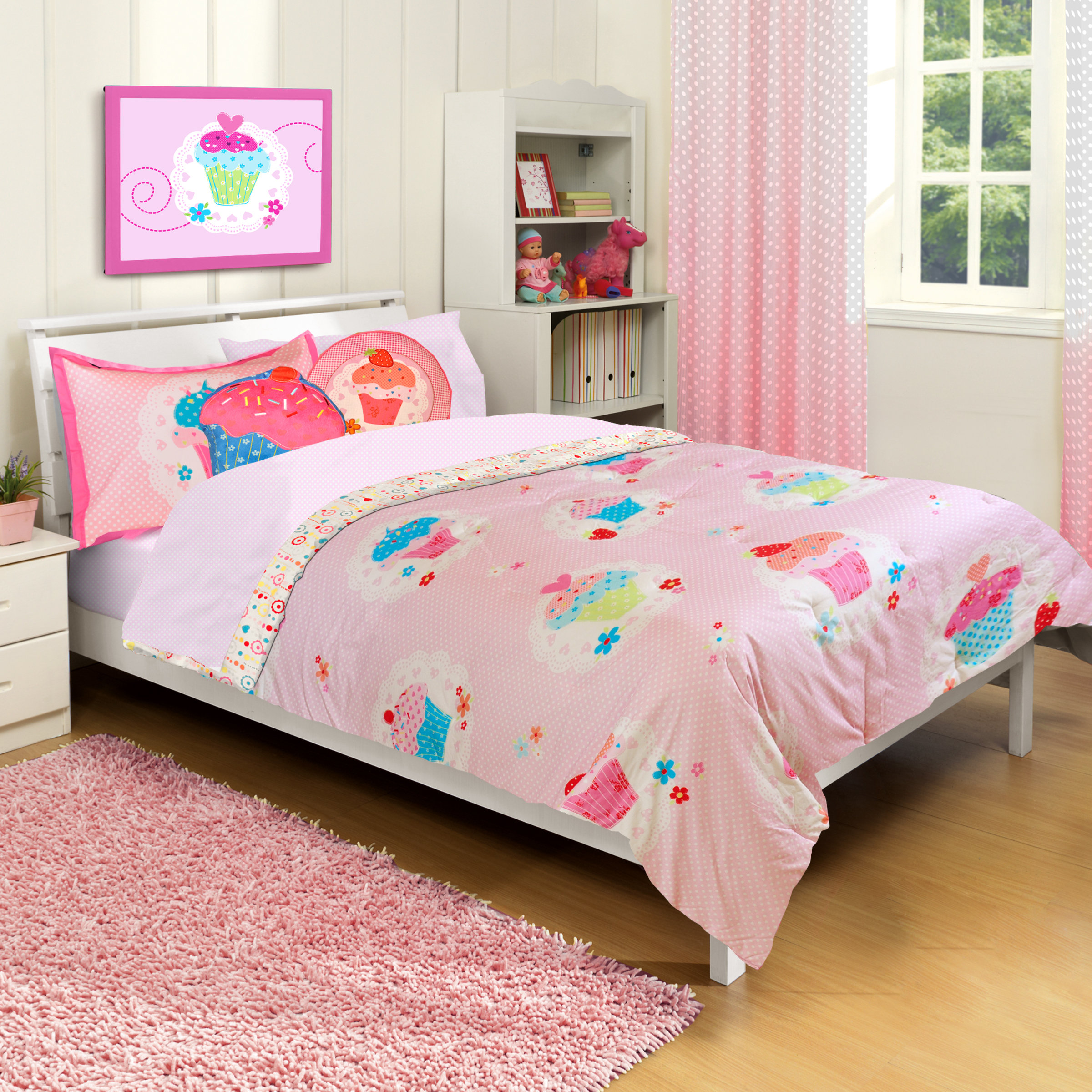 heritage kids cupcake dreams comforter set reviews wayfair heritage kids cupcake dreams comforter set reviews wayfair