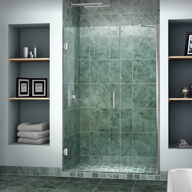DreamLine Unidoor 42" x 72" Hinged Frameless Shower Door & Reviews Wayfair