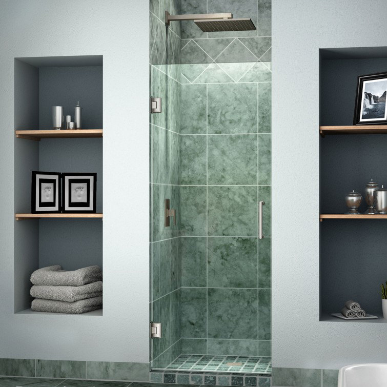 DreamLine Unidoor 28" x 72" Hinged Frameless Shower Door & Reviews