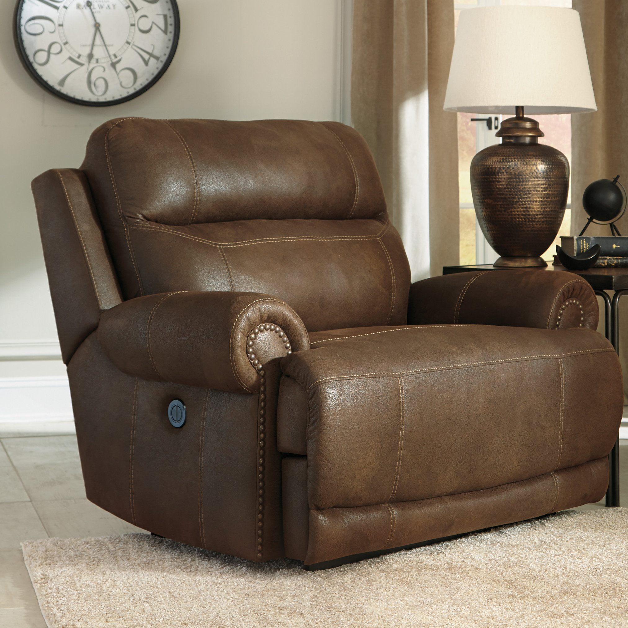 Signature Design by Ashley Austere Zero Wall Recliner & Reviews Wayfair