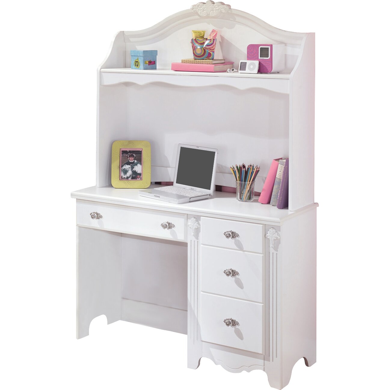 Signature Design by Ashley Exquisite Kids Hutch & Reviews | Wayfair