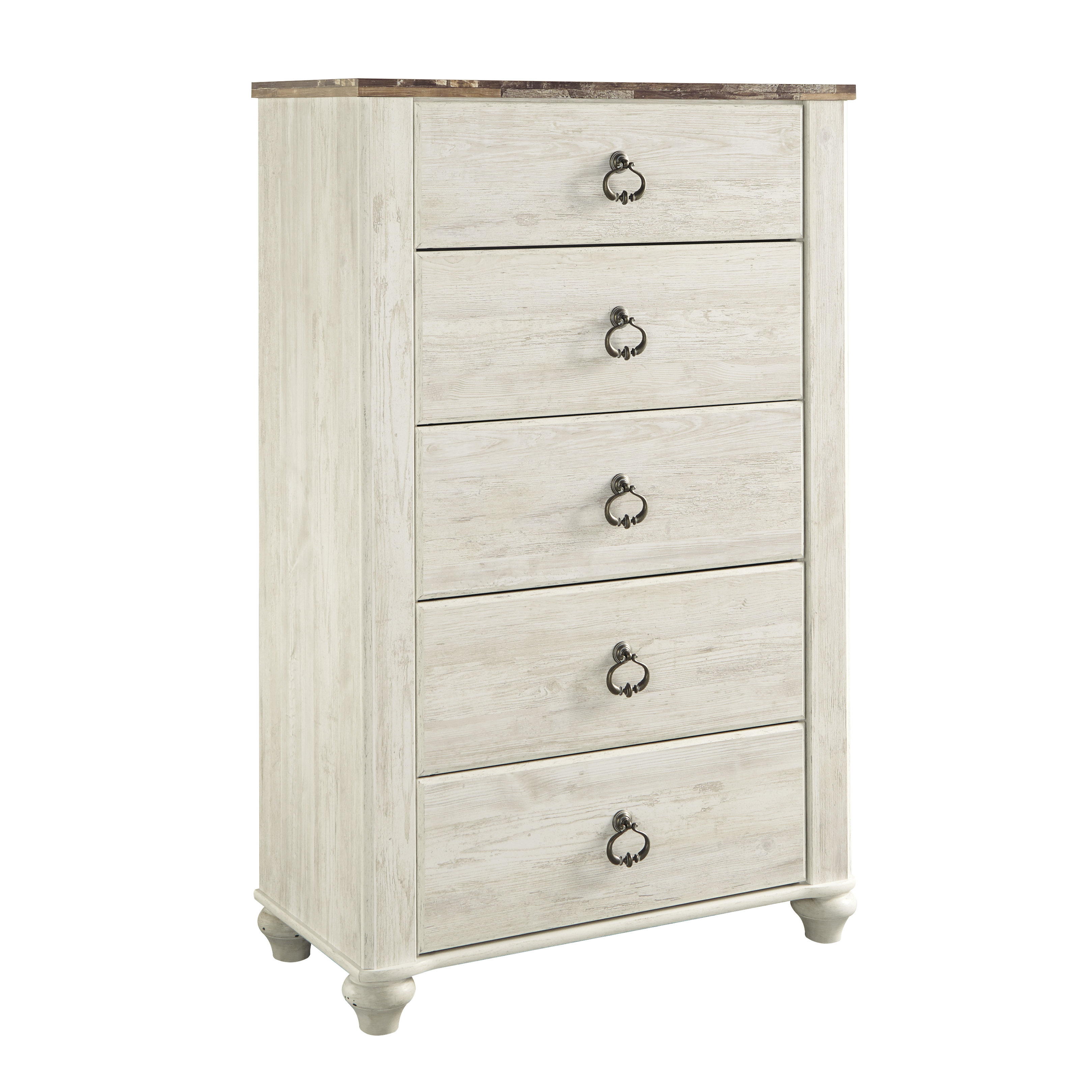 Signature Design by Ashley Willowton 5 Drawer Media Chest ...