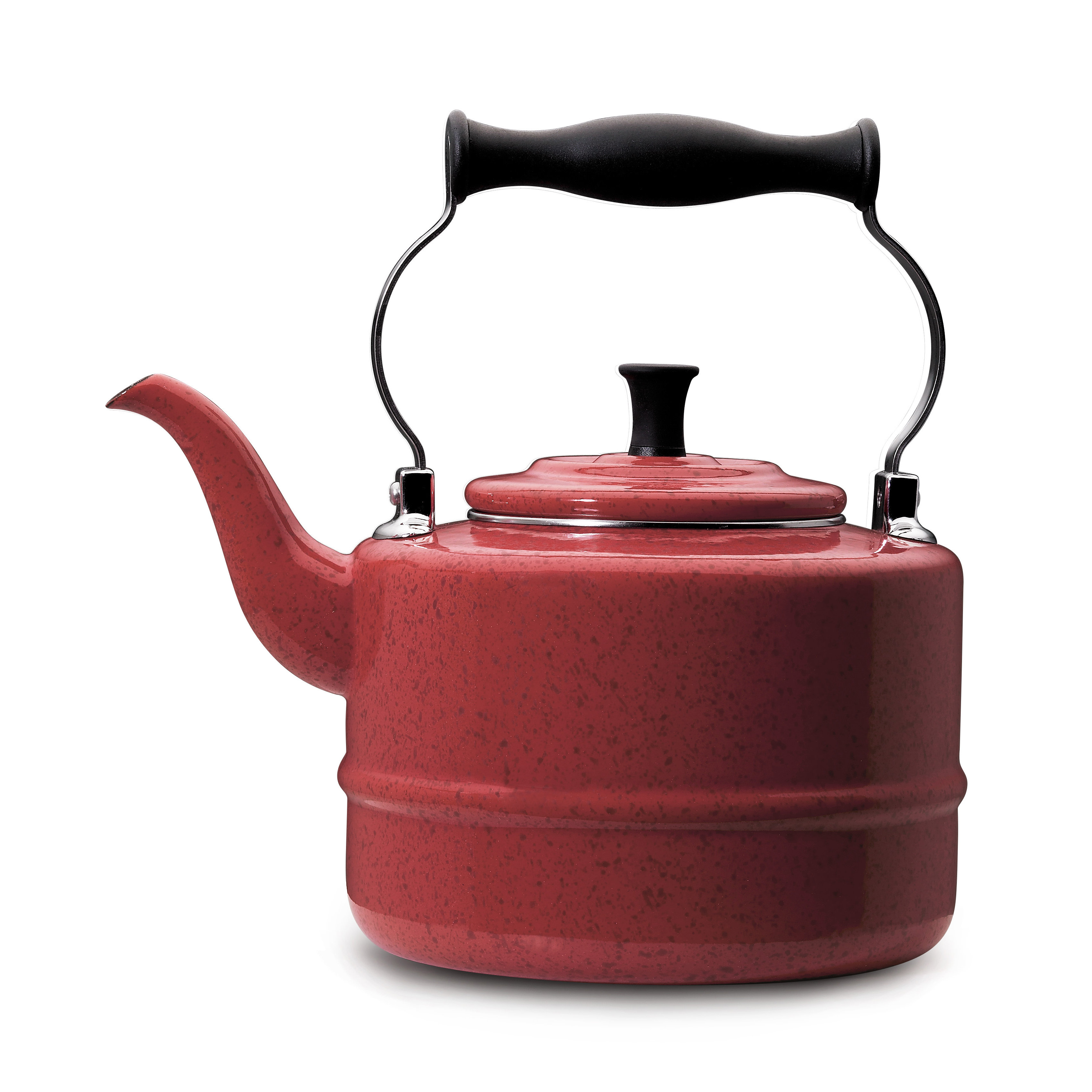 Paula Deen Signature 2 qt. Stainless Steel Tea Kettle in Red & Reviews