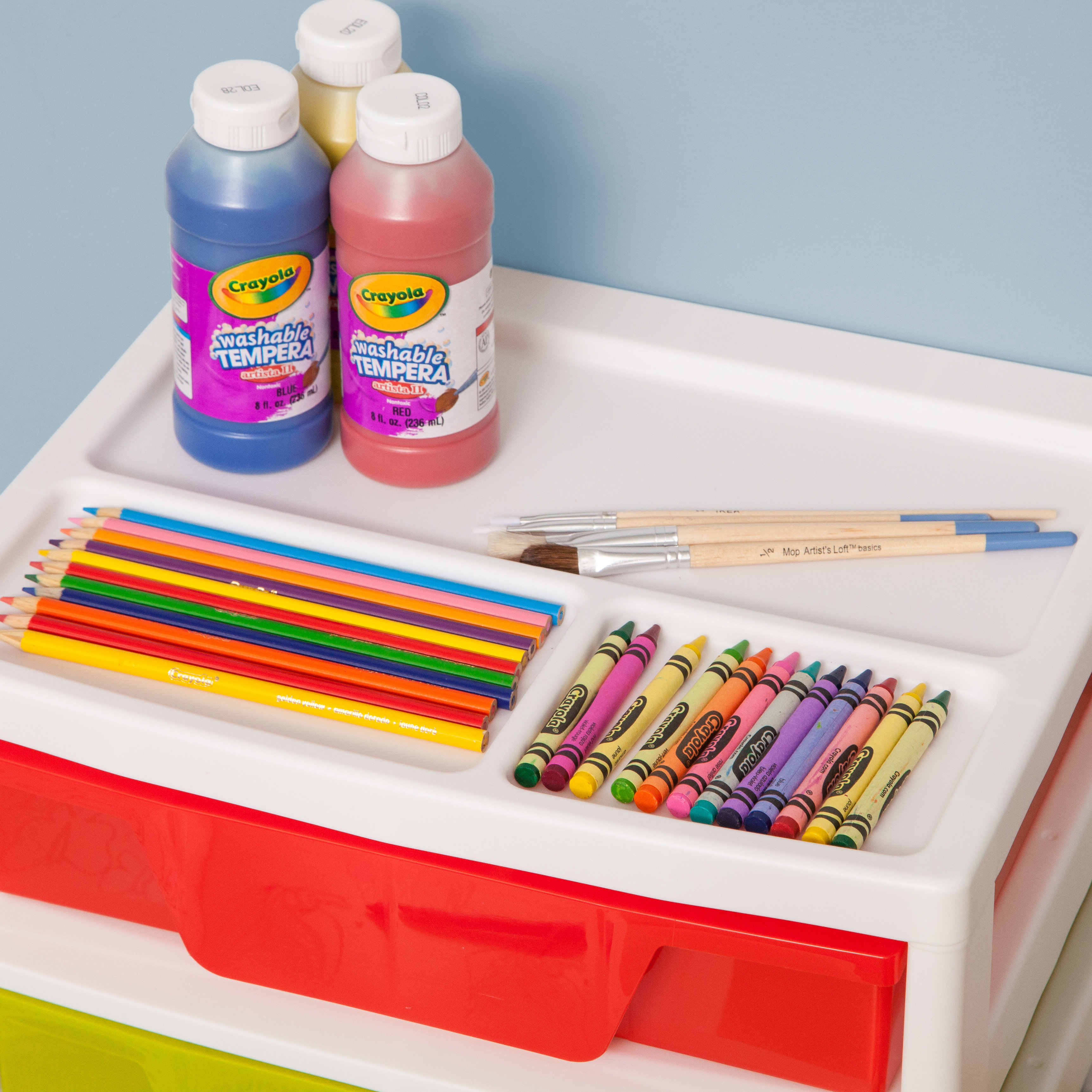 IRIS 3 Drawer Activity Station with Organizer Top & Reviews Wayfair