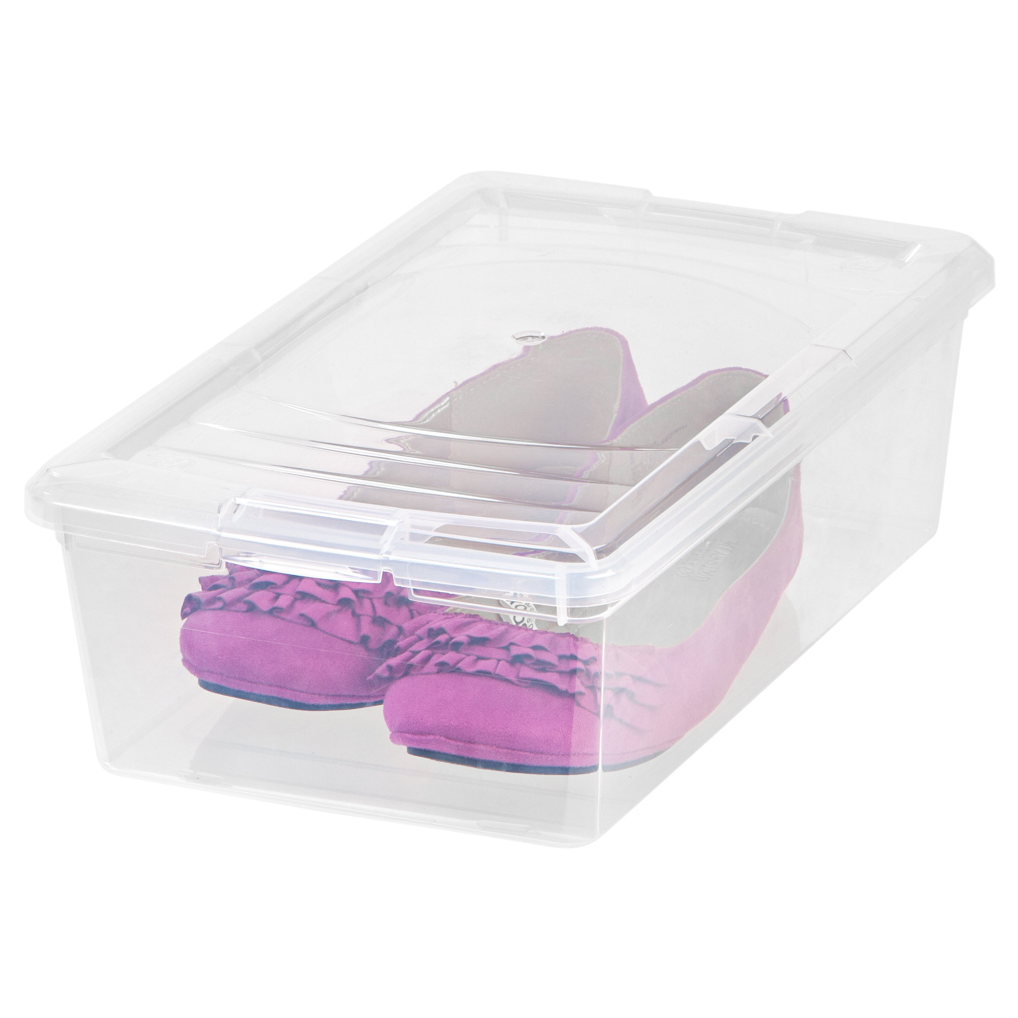IRIS 6 Quart Shoe Storage Box & Reviews Wayfair