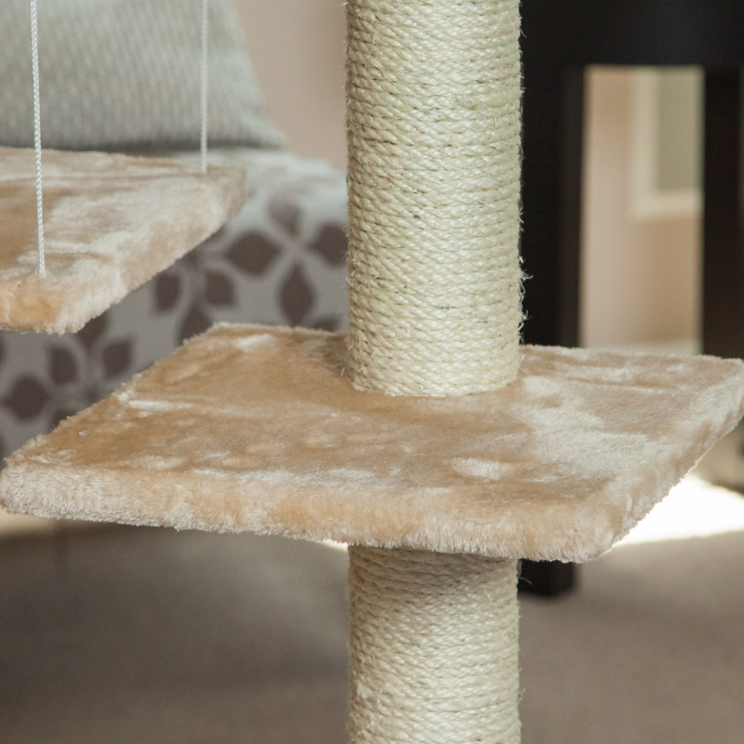 IRIS 47" Carpeted Cat Tree & Reviews Wayfair