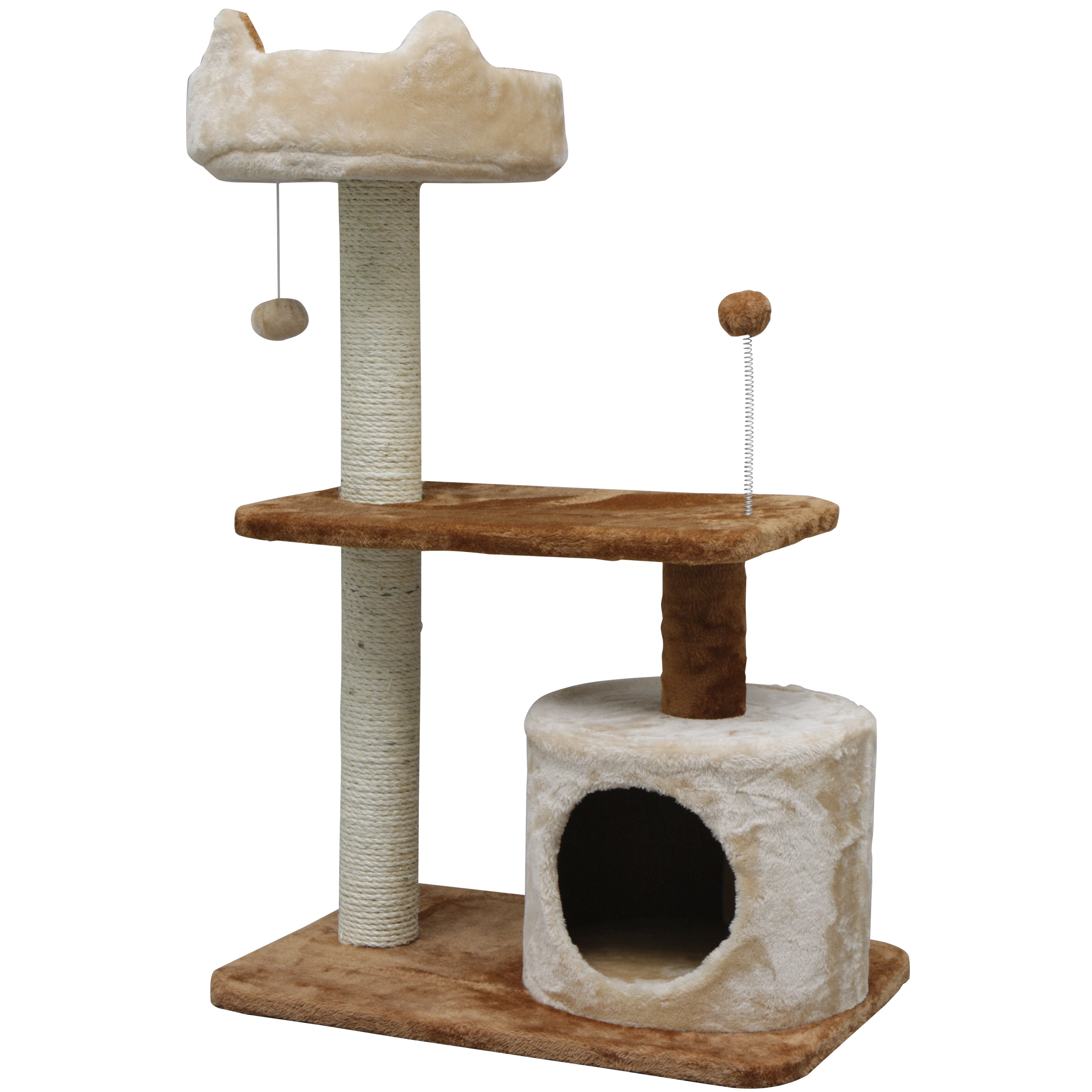 IRIS 35" Carpeted Cat Tree & Reviews Wayfair
