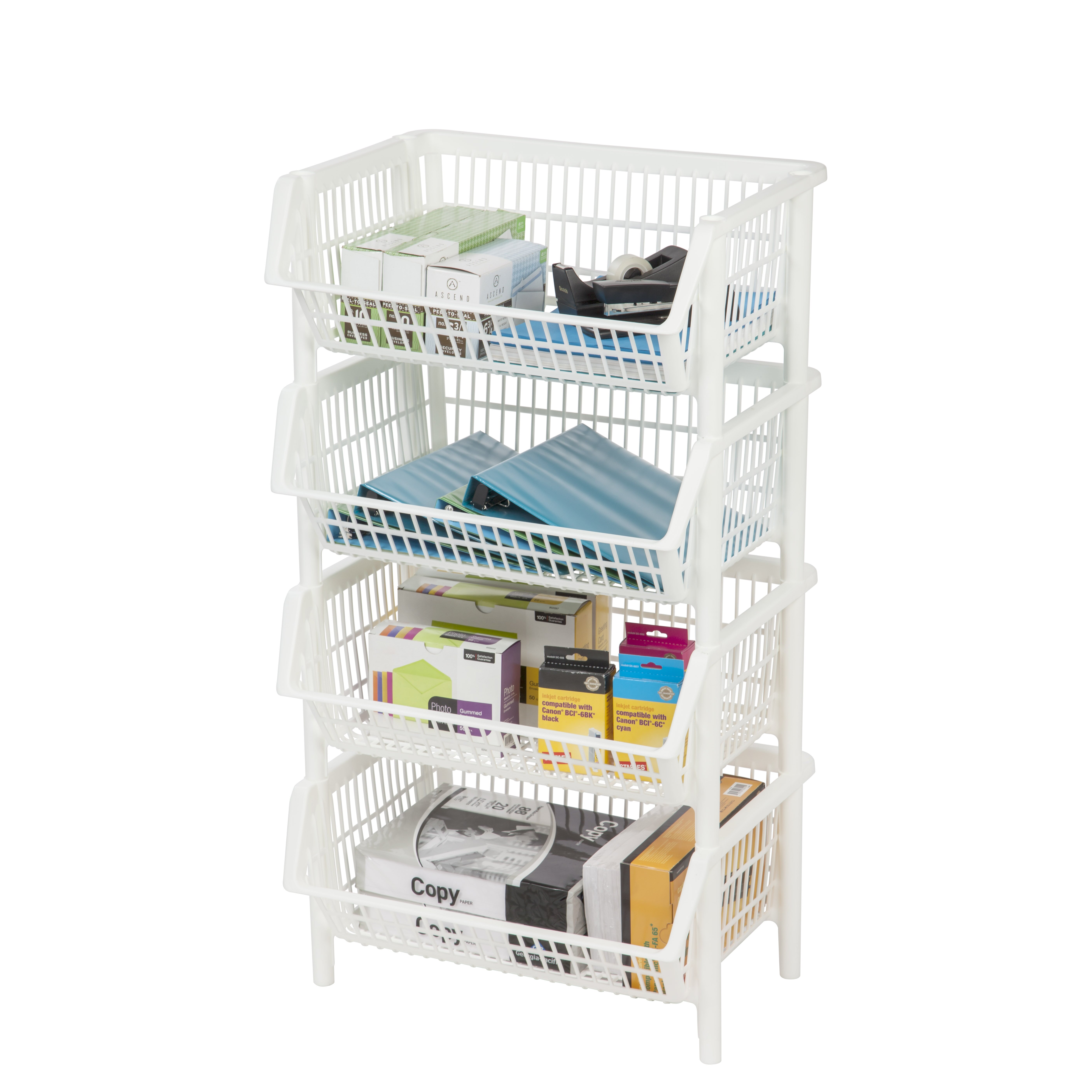 IRIS Jumbo Stacking Basket & Reviews Wayfair