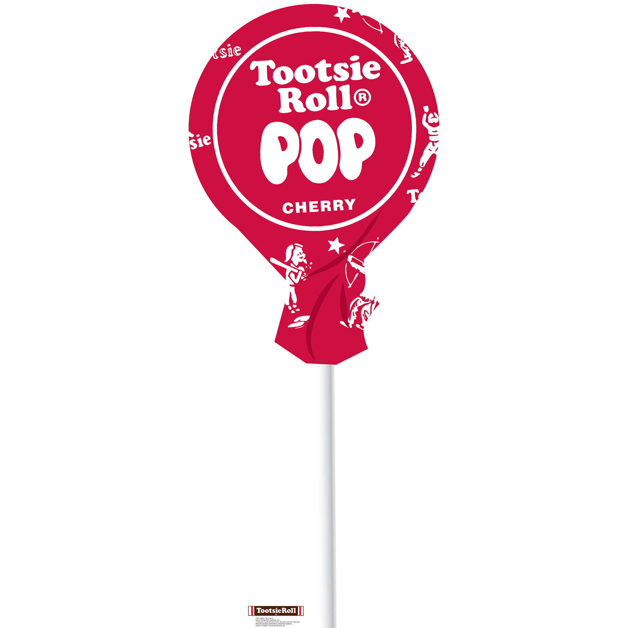 Advanced Graphics Tootsie Pop Cherry Cardboard Standup 1463