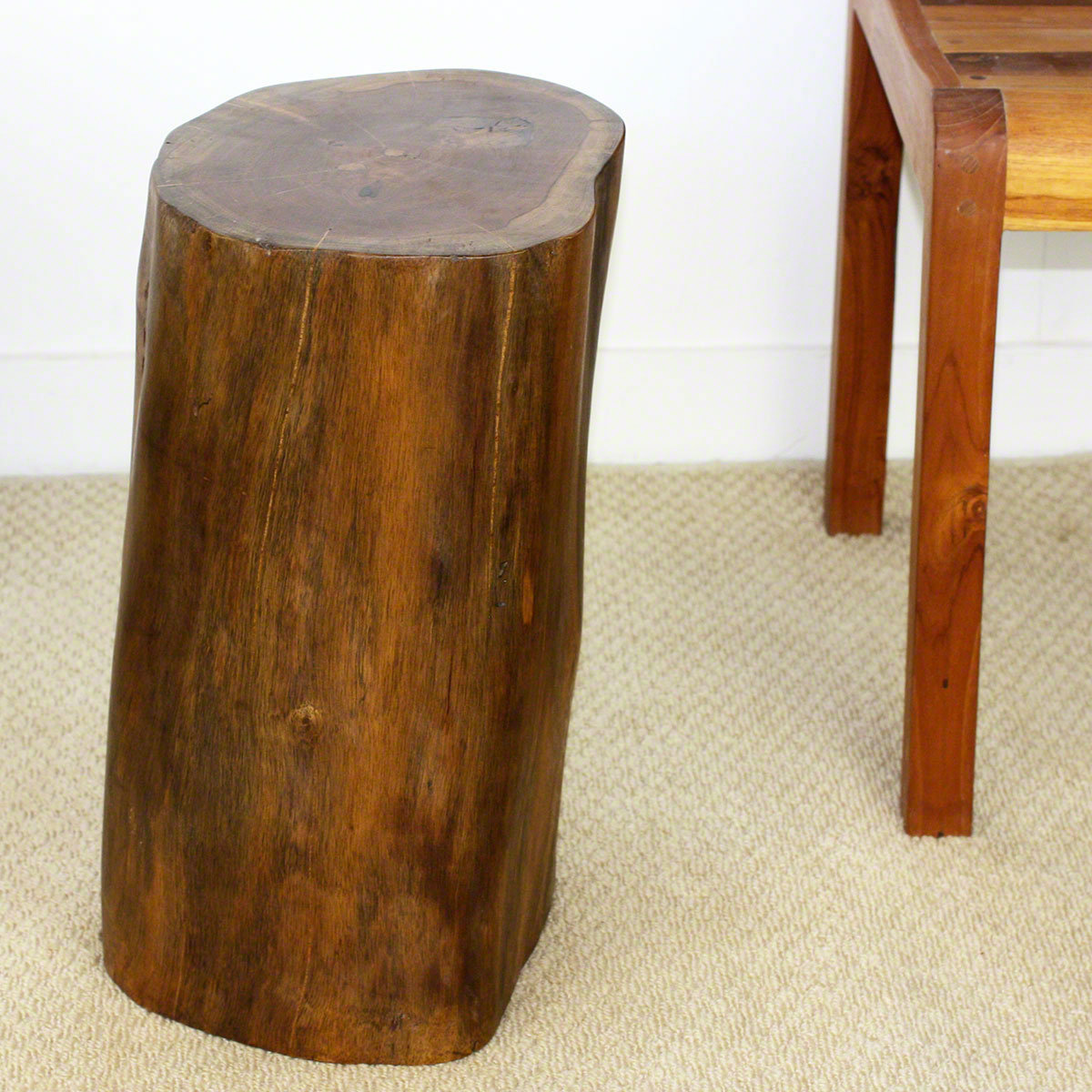 Strata Furniture Teak Stump Stool & Reviews Wayfair