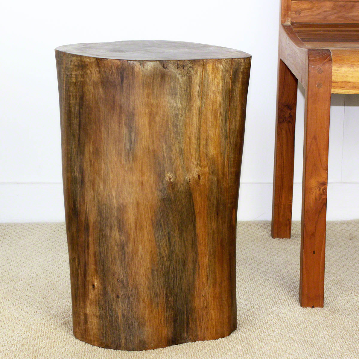 Strata Furniture Teak Stump Stool & Reviews Wayfair