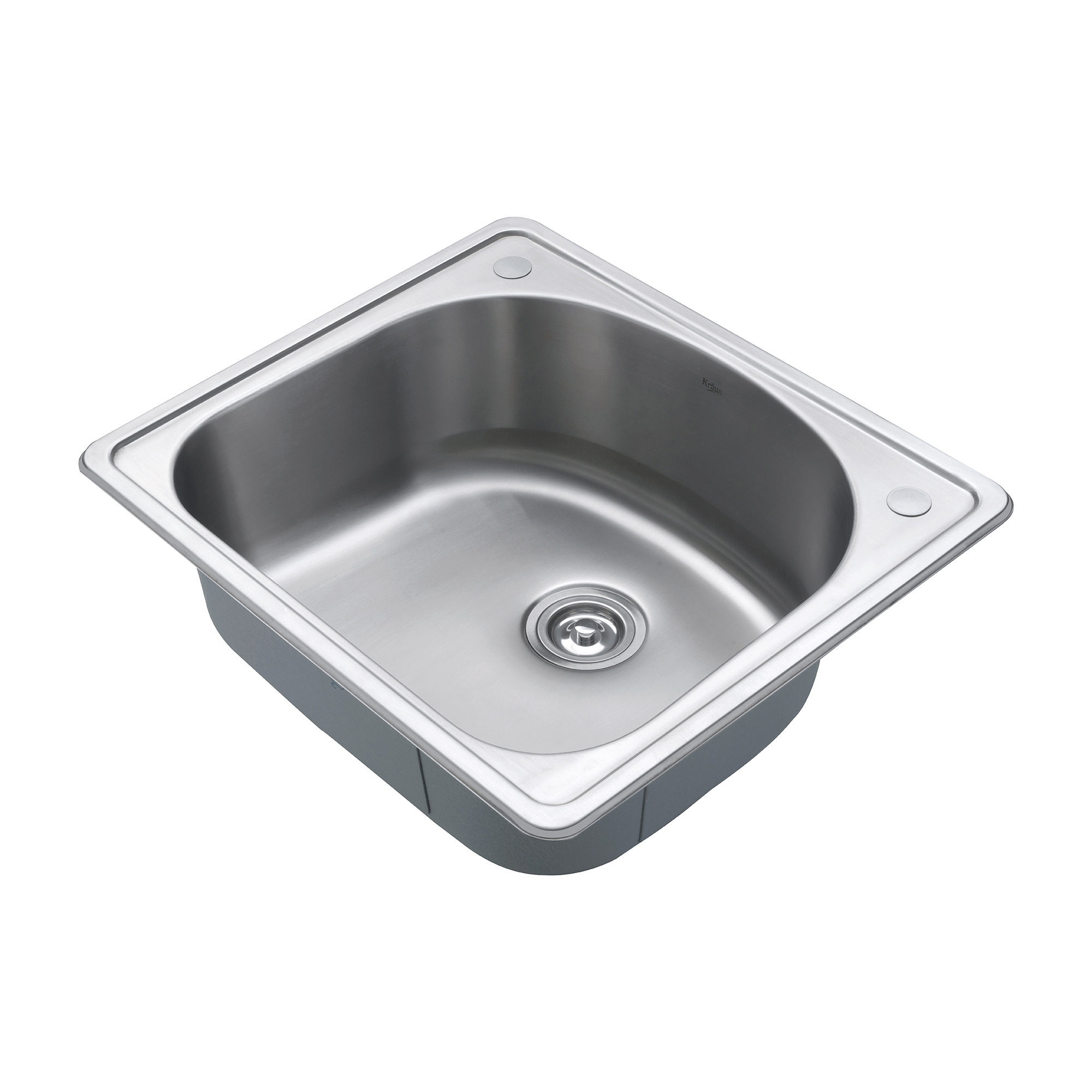 Kraus 25" x 22" Topmount Single Bowl Kitchen Sink & Reviews Wayfair